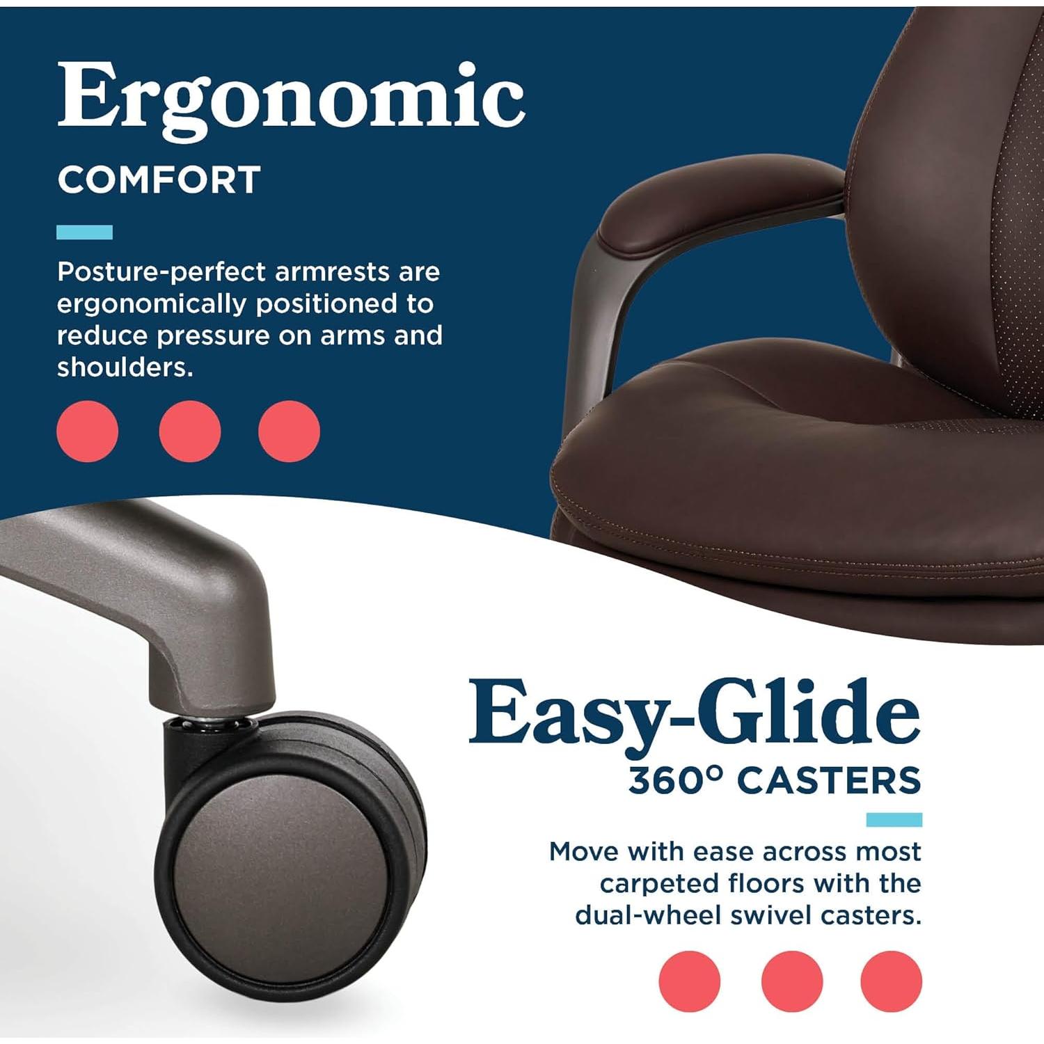 Silla de Oficina Ejecutiva La-Z-Boy Nova, Soporte Ergonómico AIR