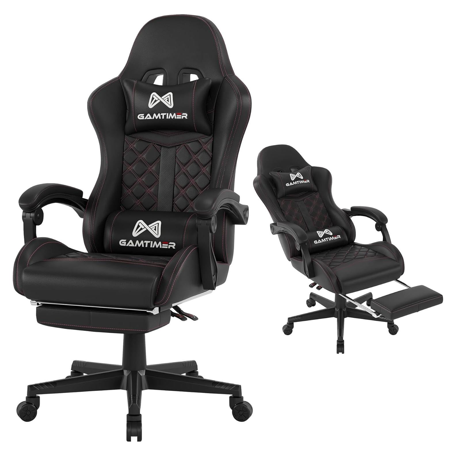 Silla de Juego Ergonómica Gamtimer para Adultos 400 lbs Negro