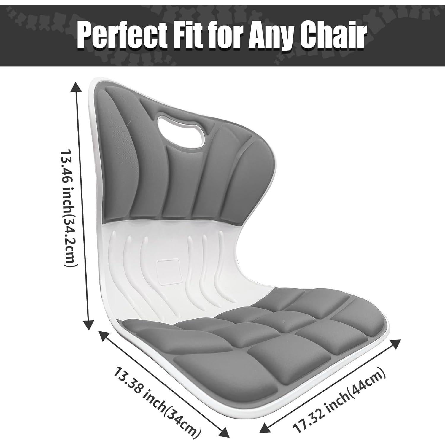 Soporte Lumbar Ergonómico Hlthair YTCDL-01 Gris 1.3 kg