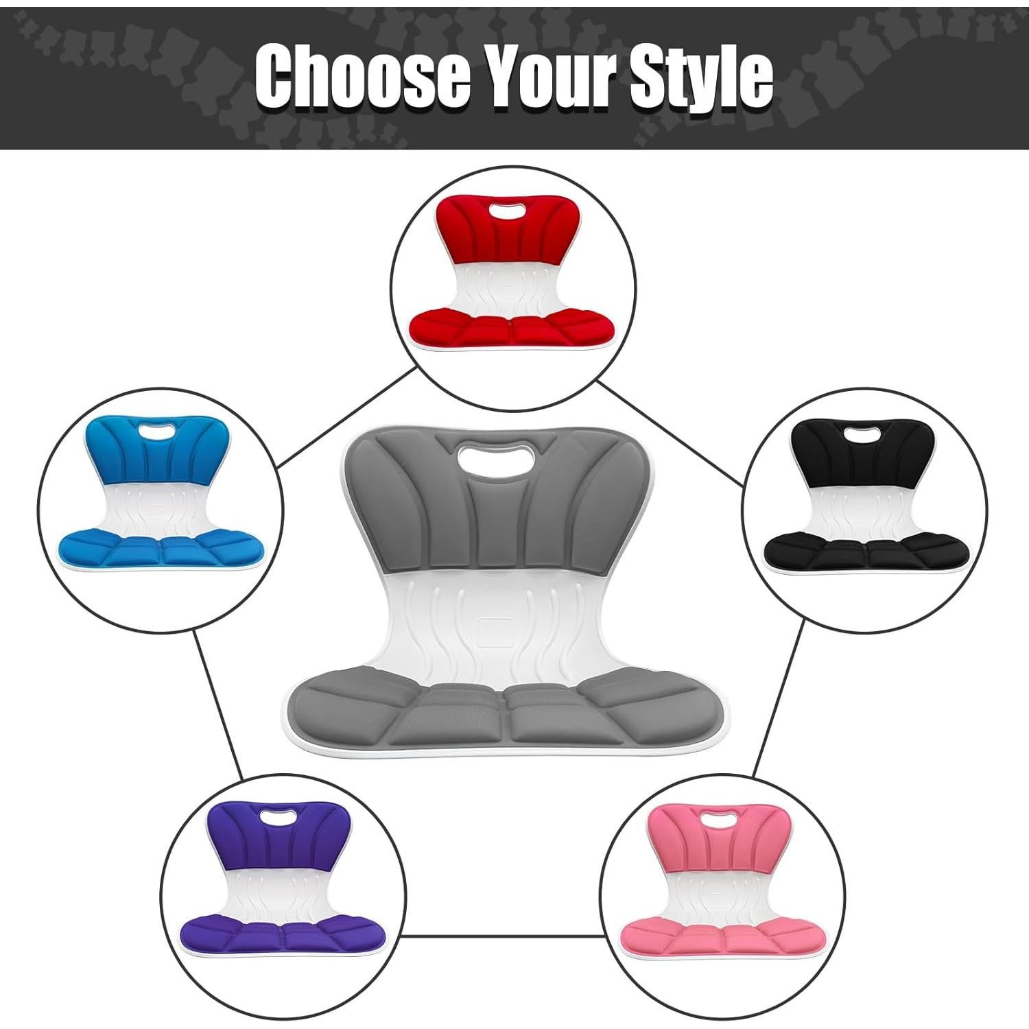 Soporte Lumbar Ergonómico Hlthair YTCDL-01 Gris 1.3 kg