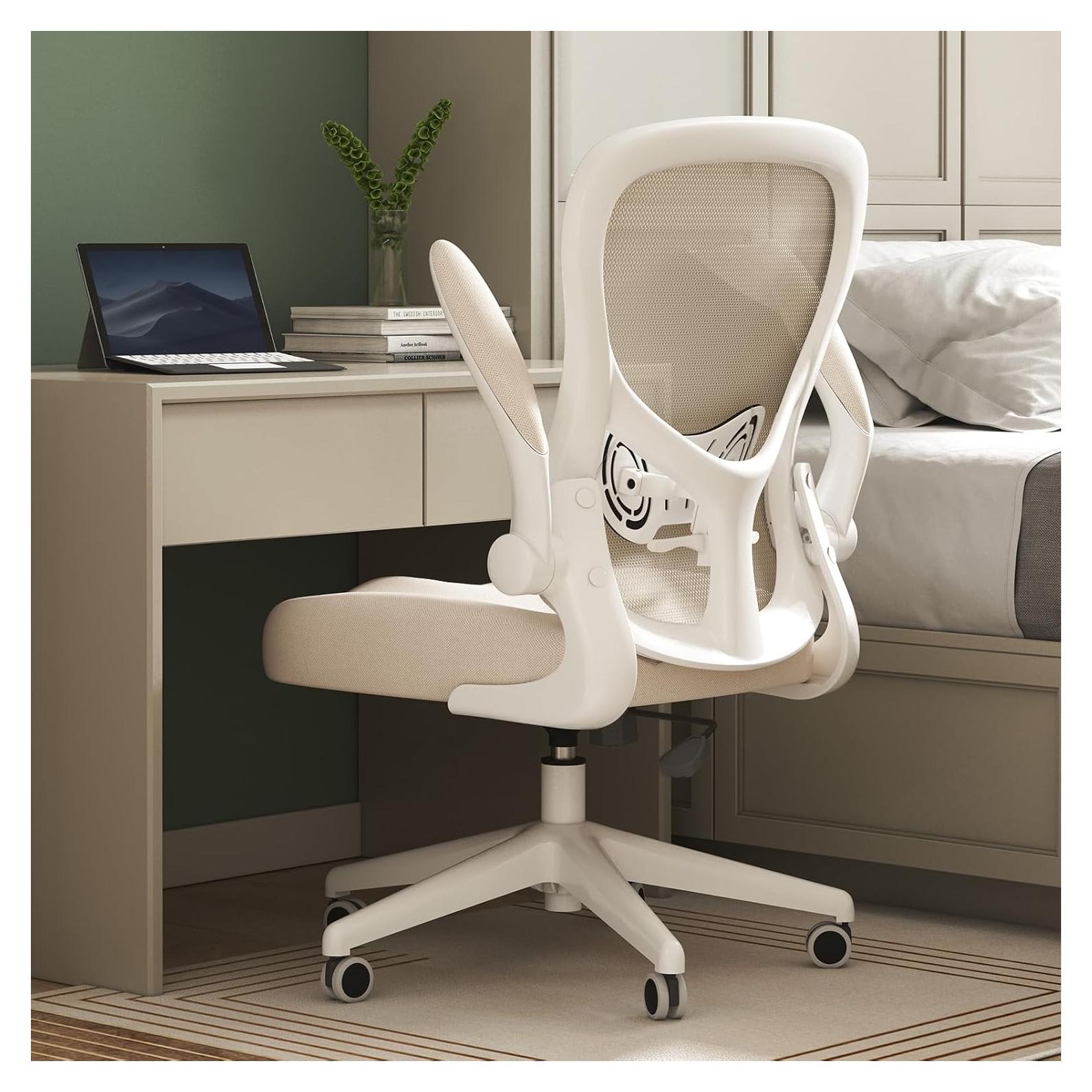 Silla de Oficina Ergonómica Hbada E201BMA Gris con Soporte Lumbar
