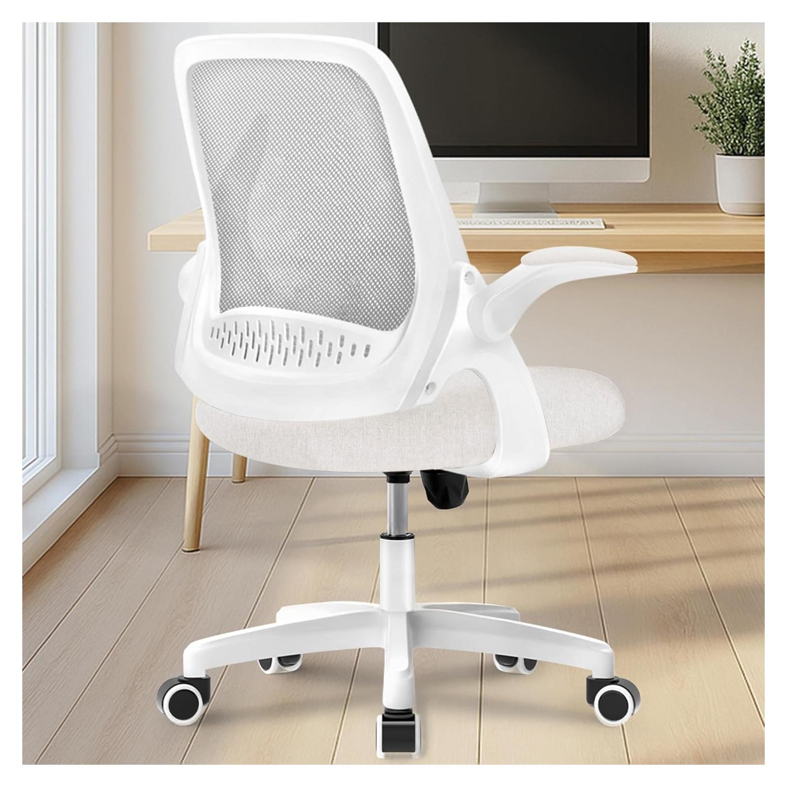 Silla de Oficina Ergonómica NEO Malla Ajustable Marfil