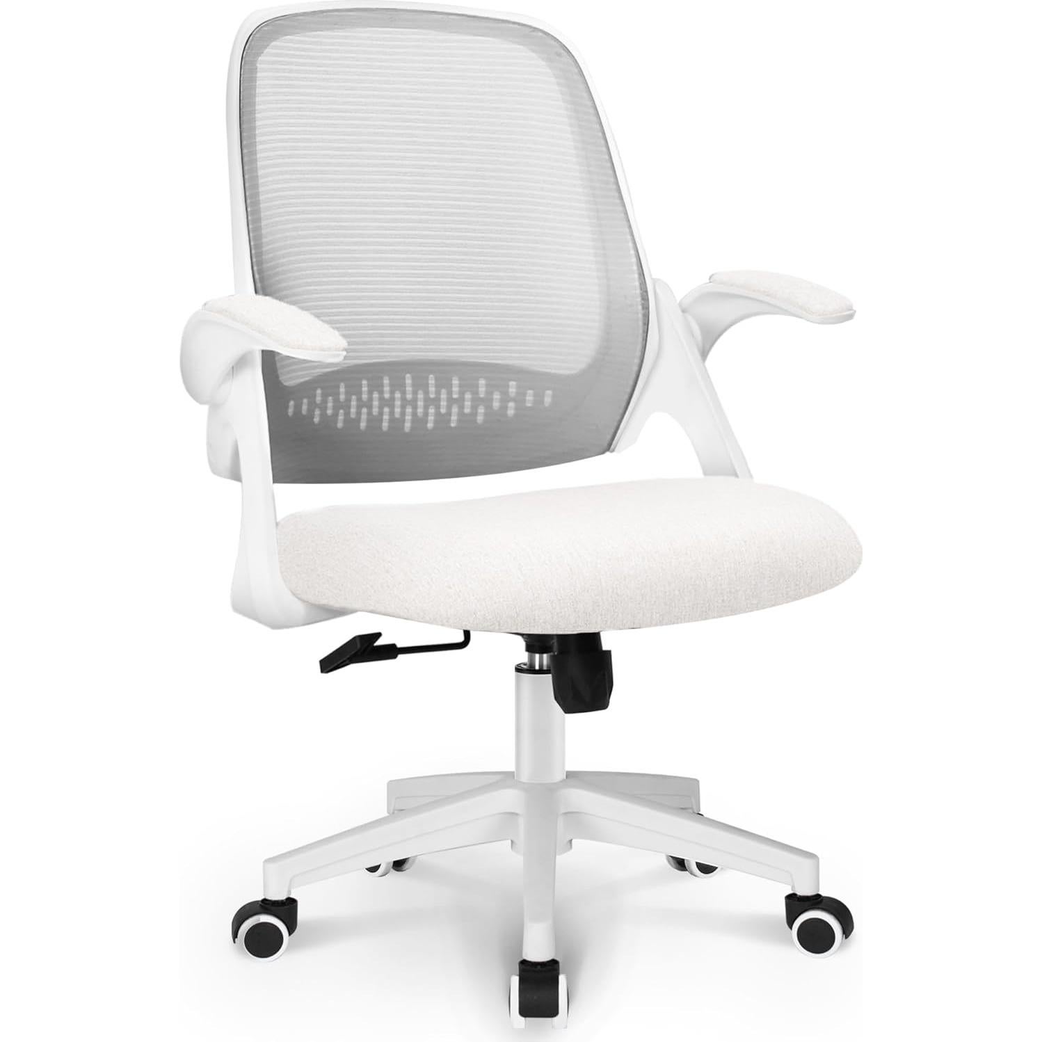 Silla de Oficina Ergonómica NEO Malla Ajustable Marfil