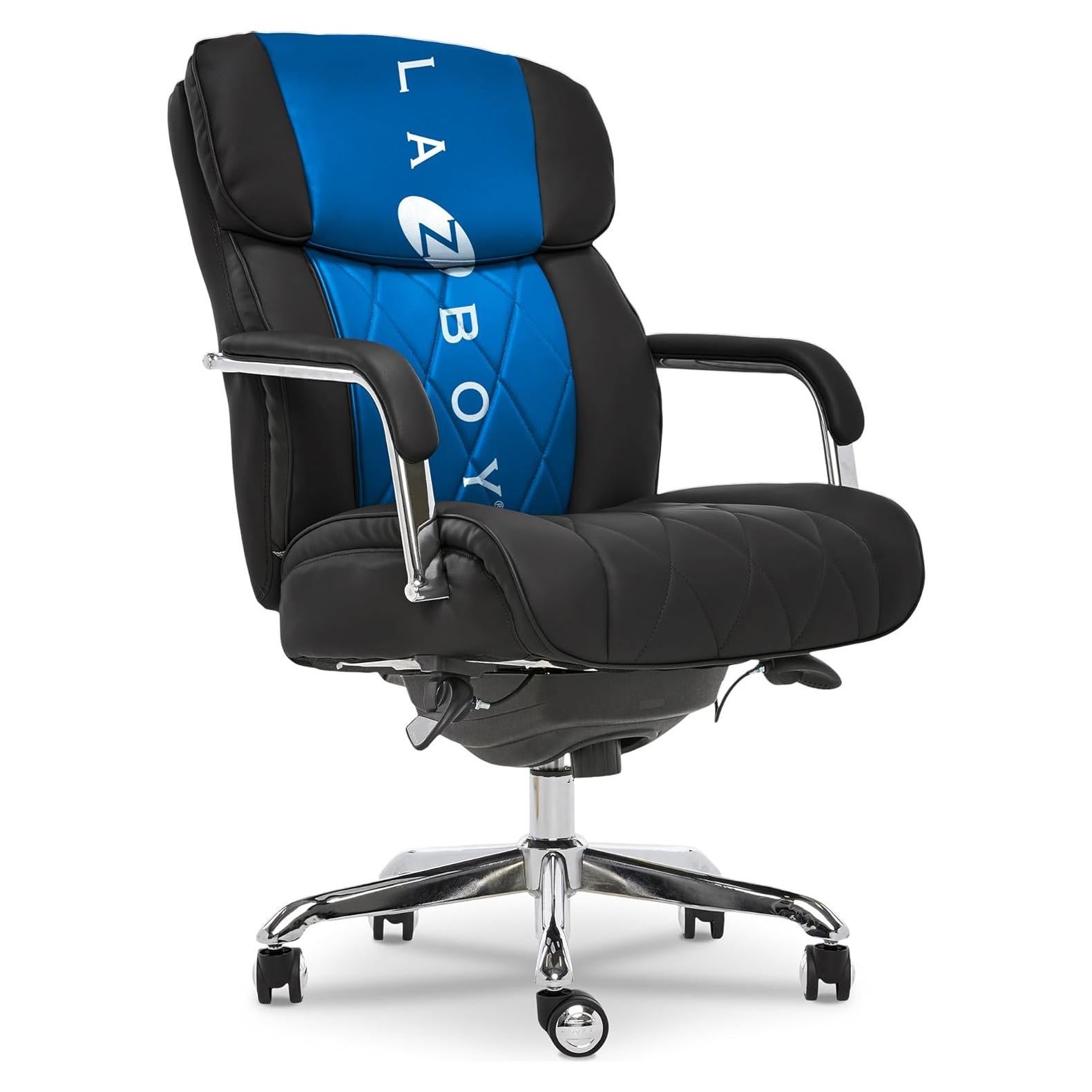 Silla de Oficina Ergonómica La-Z-Boy Sutherland Cuero Negro