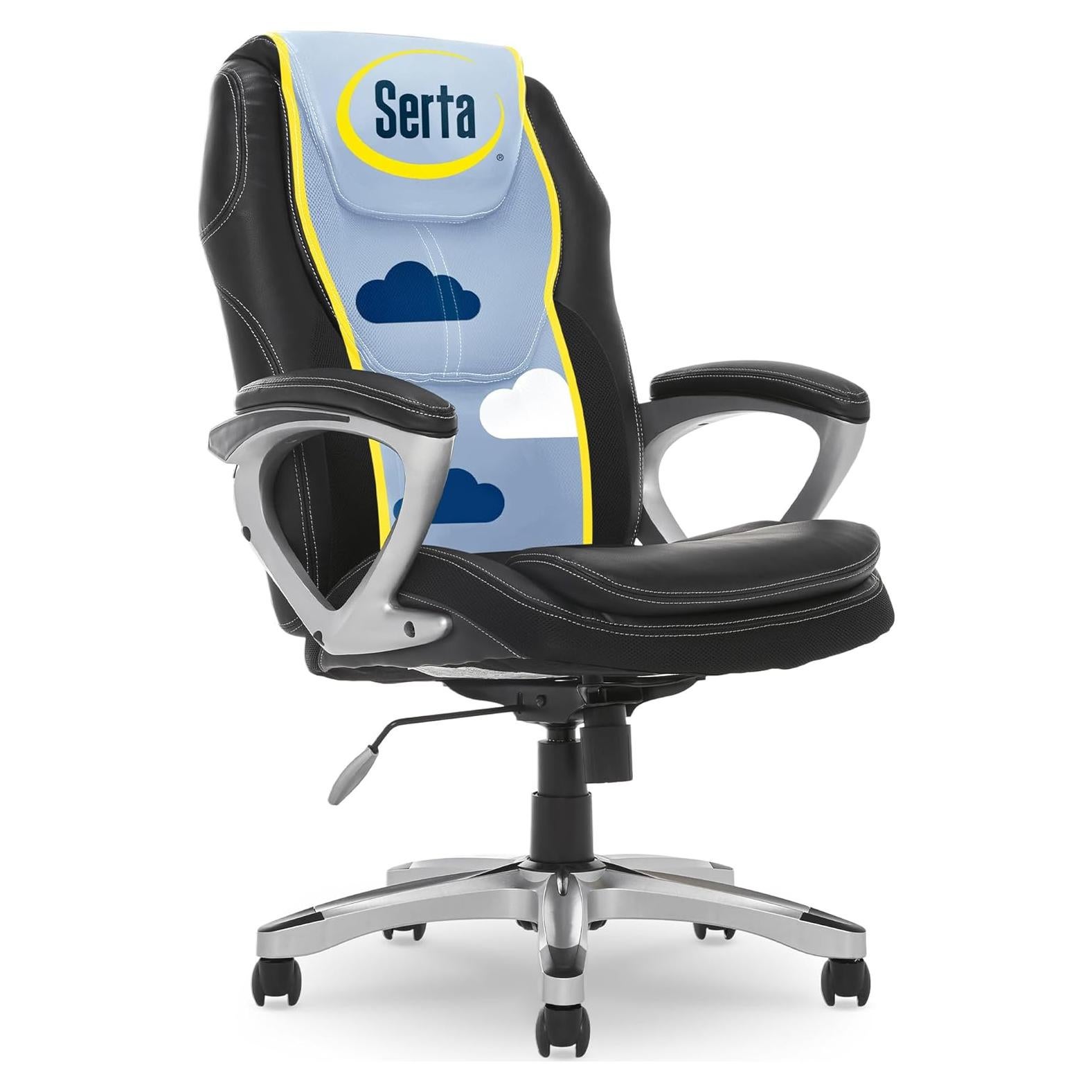 Silla de Oficina Ejecutiva Serta Amplify Ergonómica Negra