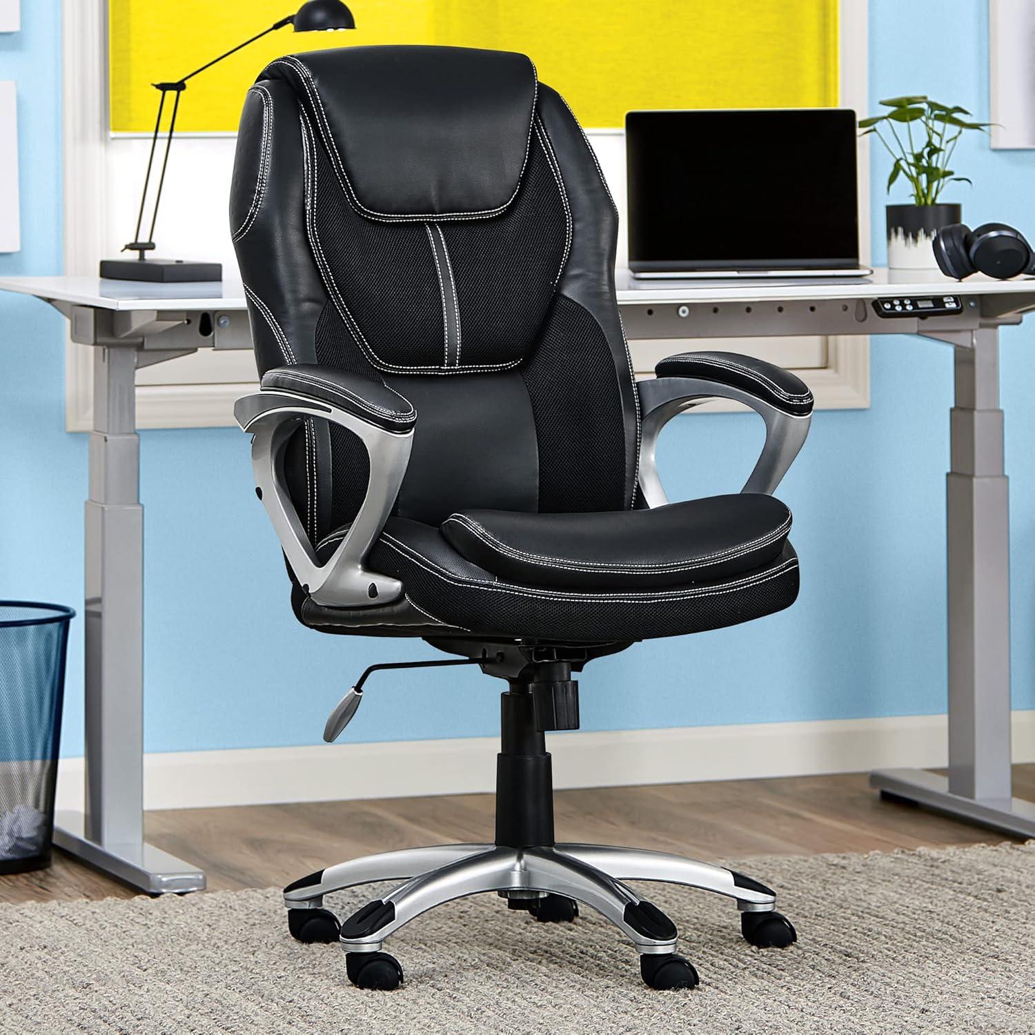 Silla de Oficina Ejecutiva Serta Amplify Ergonómica Negra