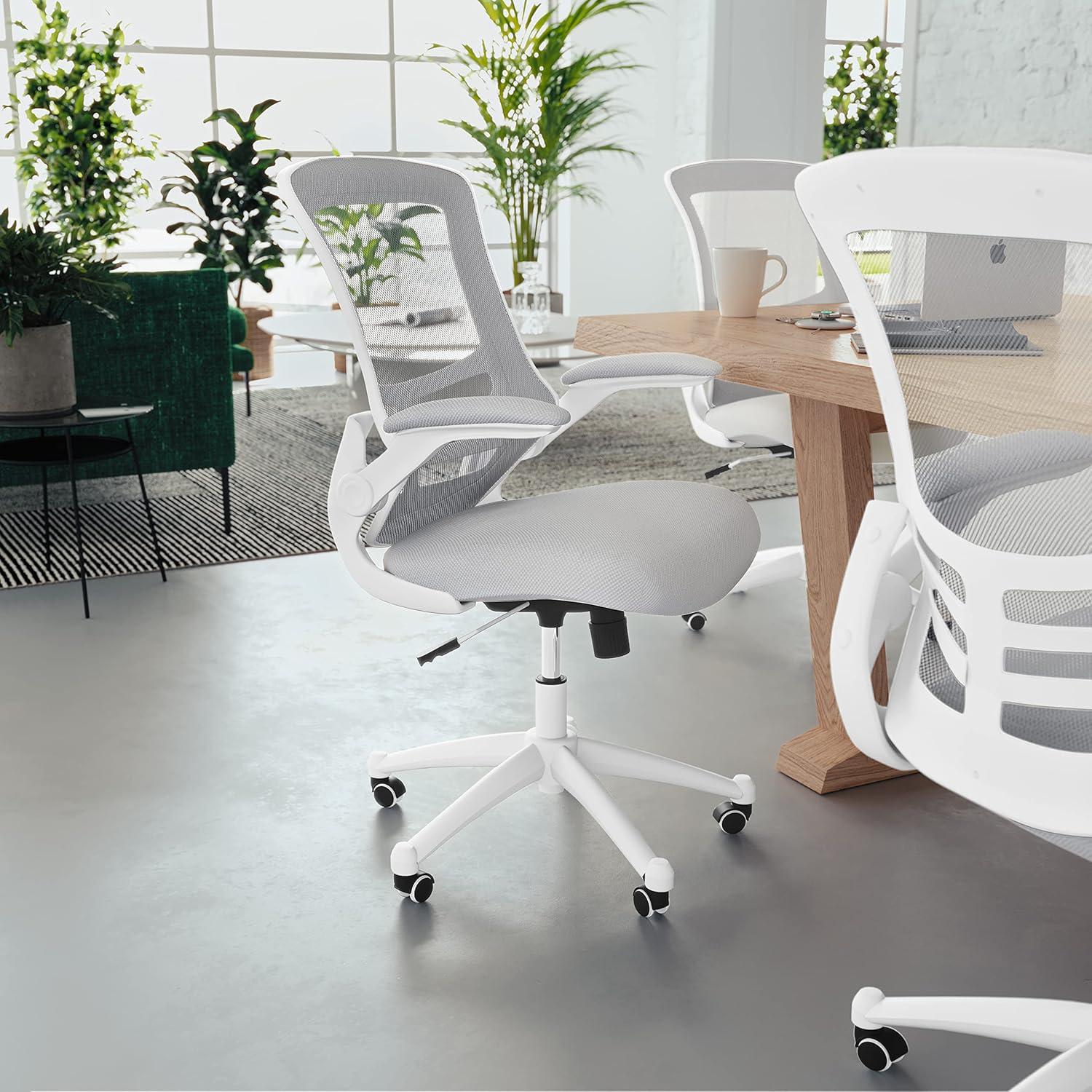 Silla de Oficina Ergonómica Flash Furniture Kelista Gris/Blanco