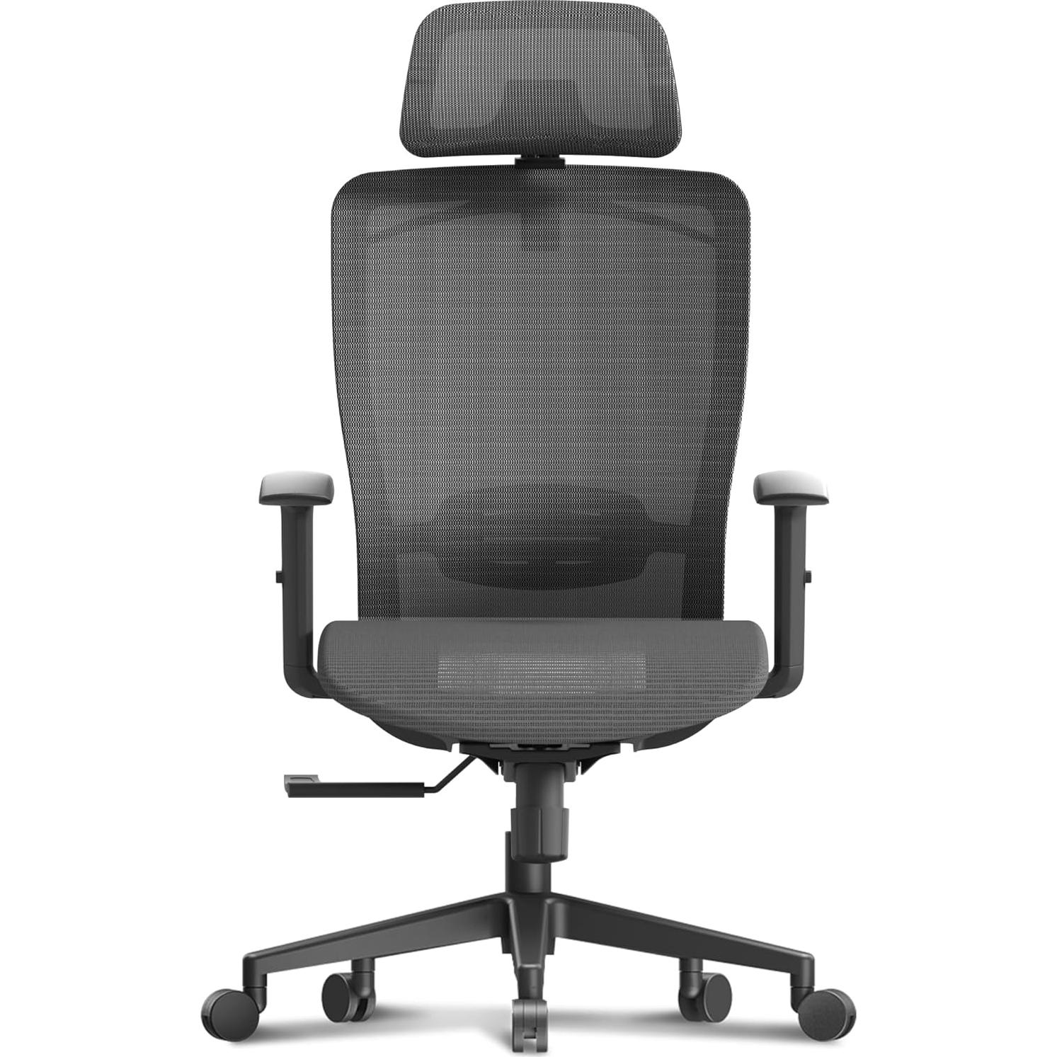 Silla de Oficina Ergonomica Flexispot OC3 Aire Gris con Soporte Lumbar