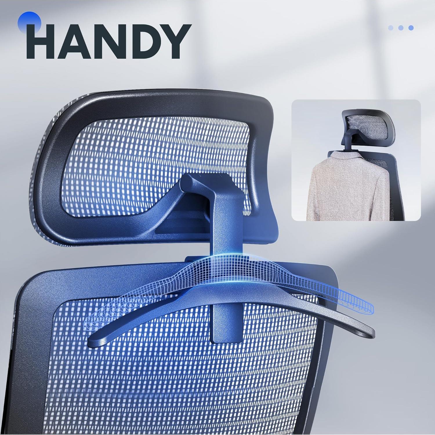 Silla de Oficina Ergonomica Flexispot OC3 Aire Gris con Soporte Lumbar