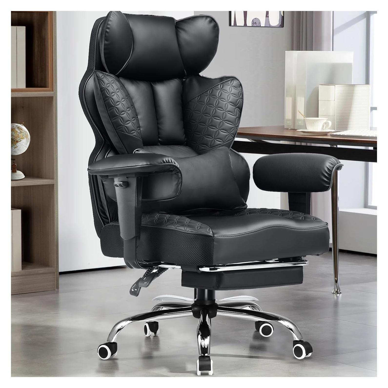 Silla de Juego Ergonómica GTRACING L-CH510 181kg Negro Mate