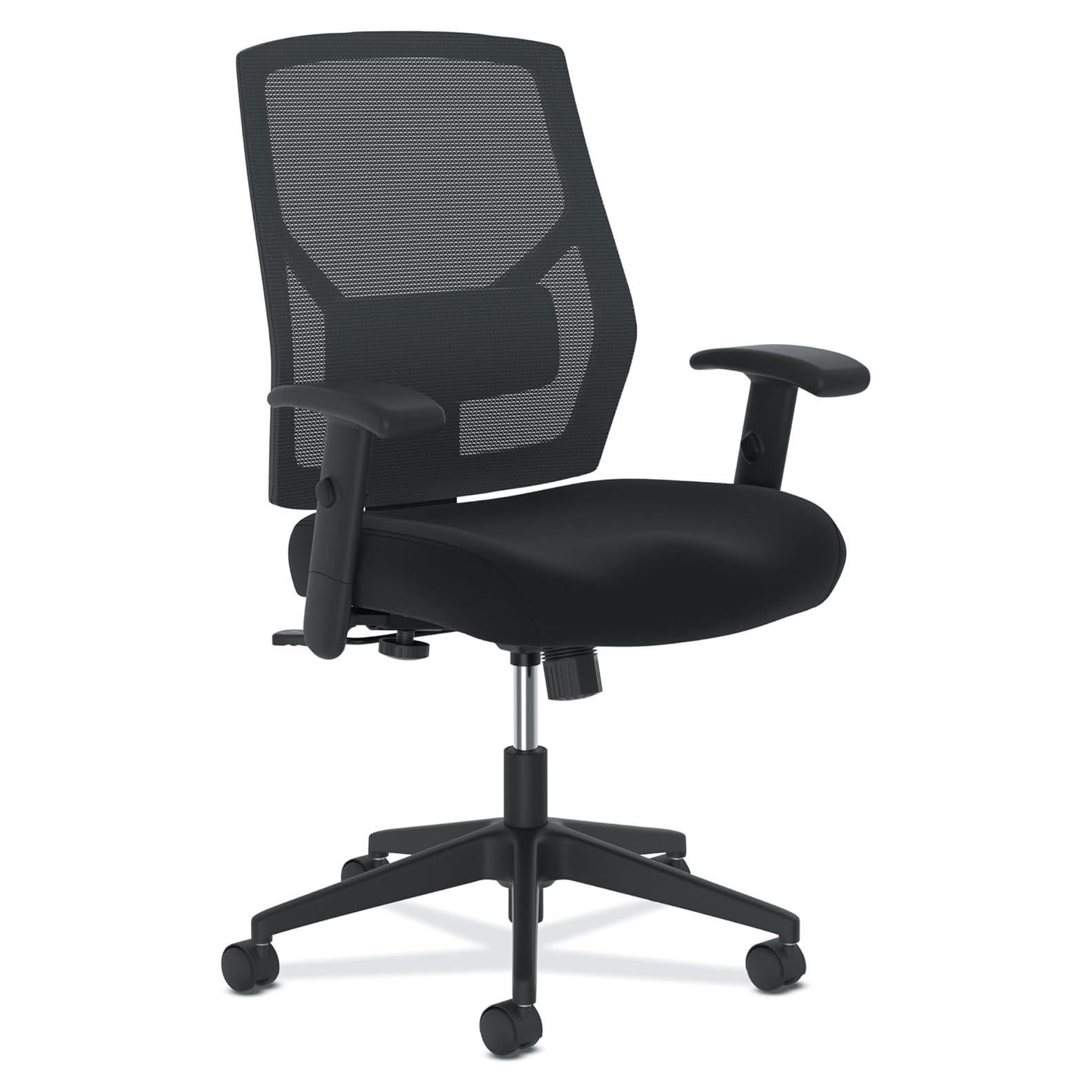 Silla de Oficina Ergonómica HON Crio Respaldo Alto Negra
