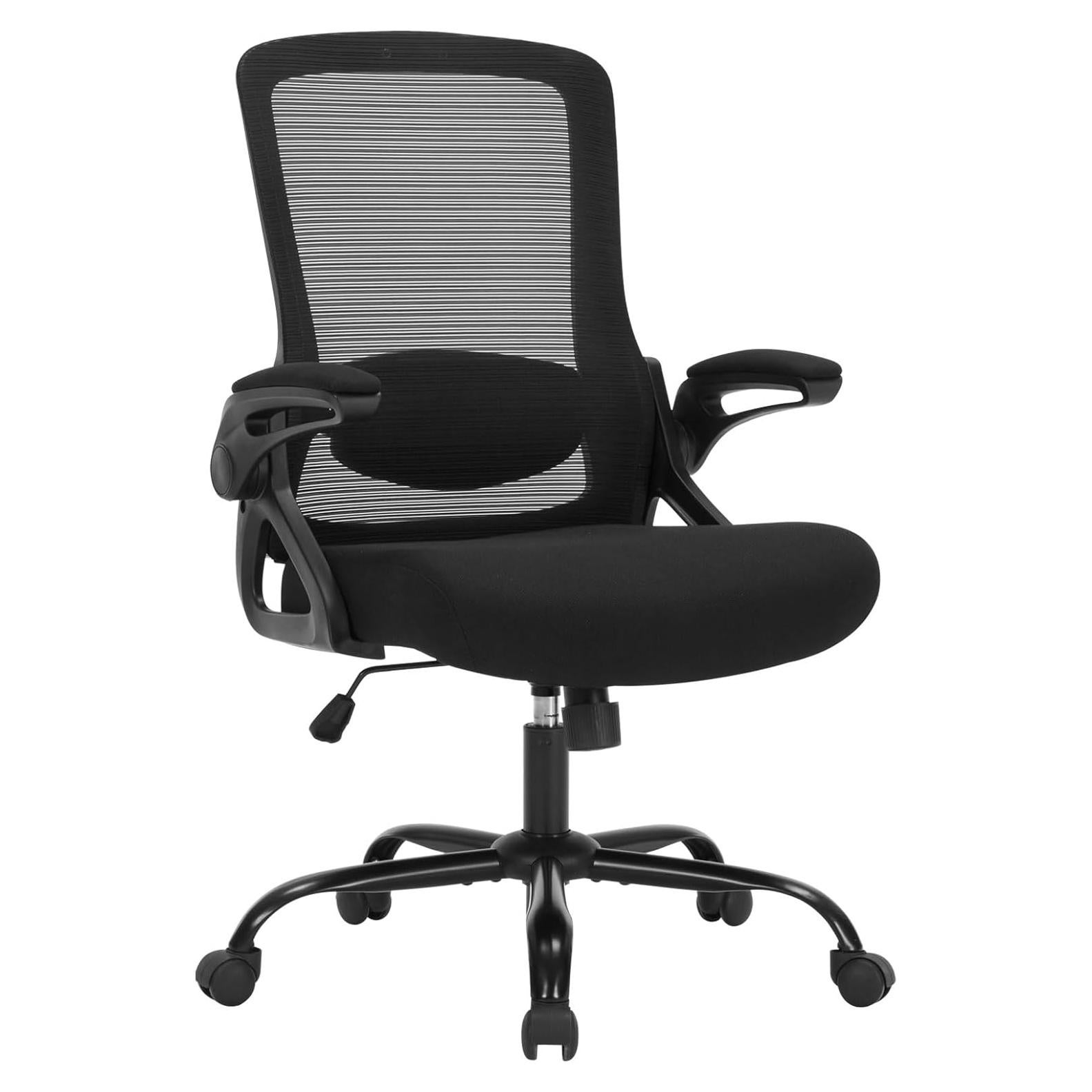 Silla de Oficina Ergonómica ZLHECTO con Respaldo de Malla Negro