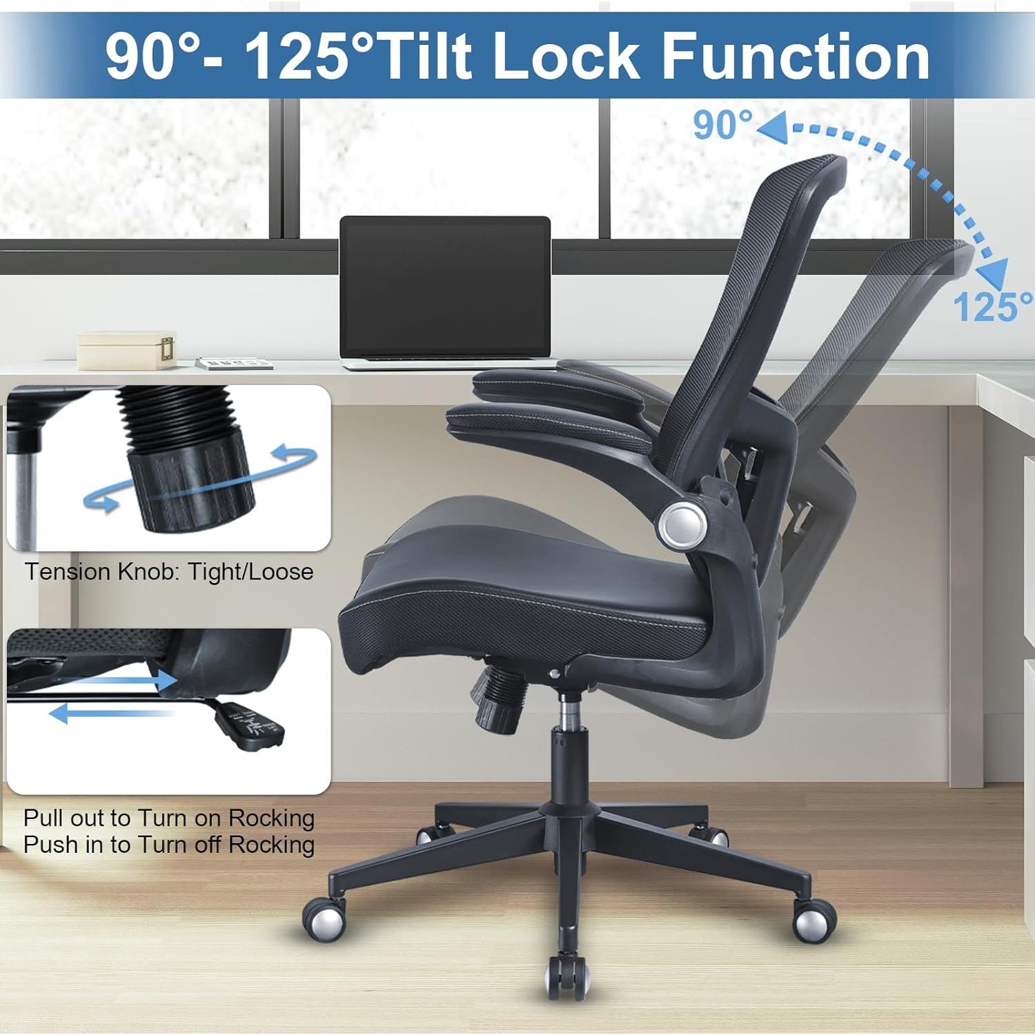 Silla de Oficina Ergonómica OLYFING JX - Soporta 181 kg