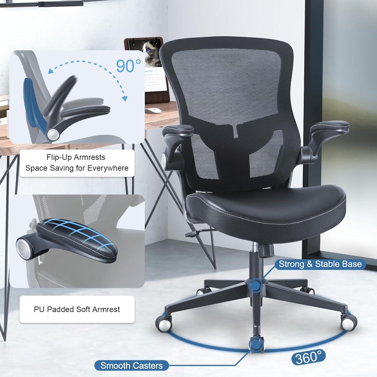 Silla de Oficina Ergonómica OLYFING JX - Soporta 181 kg