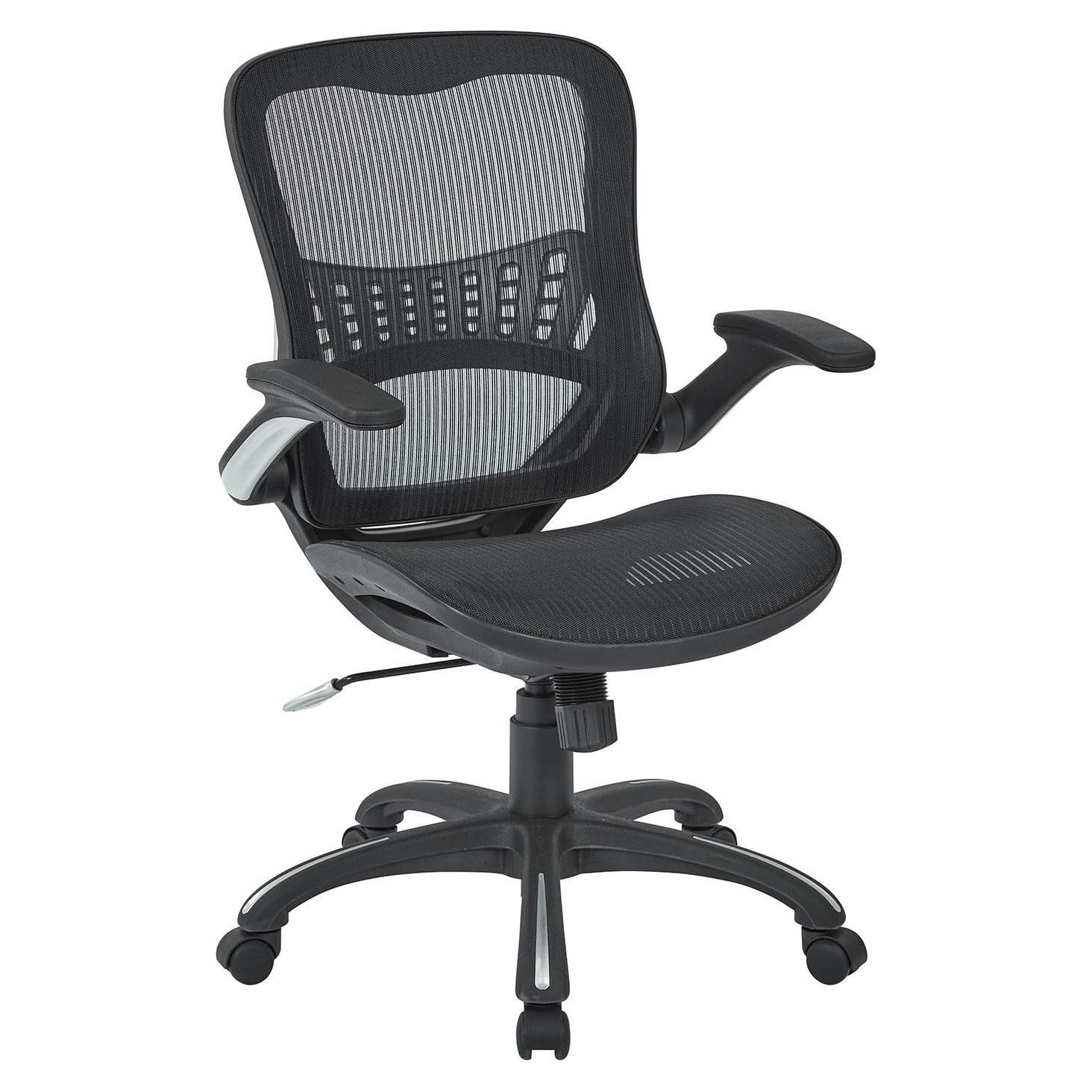 Silla de Oficina Ergonomica Office Star Ventilada Negra