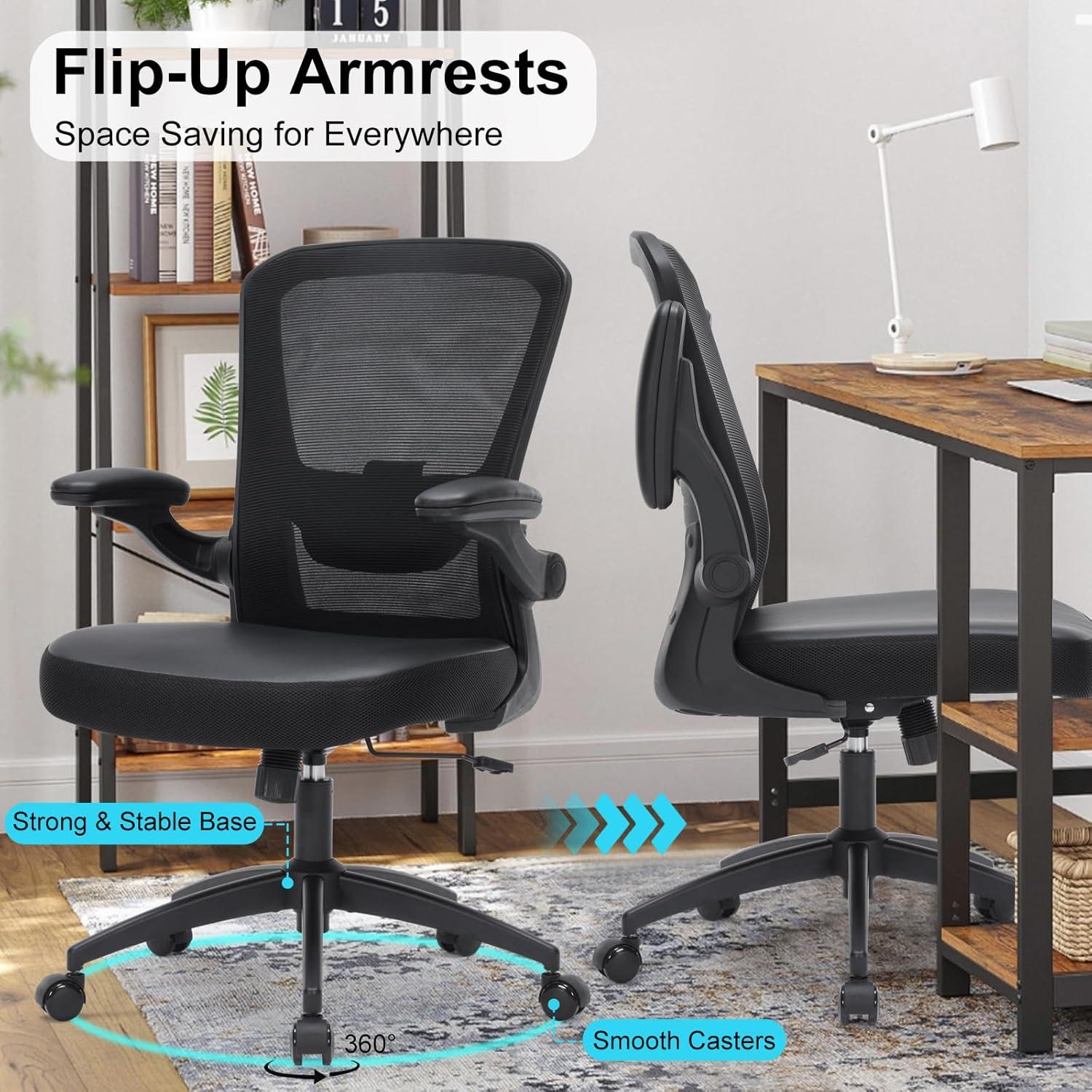 Silla de Oficina Ergonómica HOMIFYCO JX 350lbs Ajustable