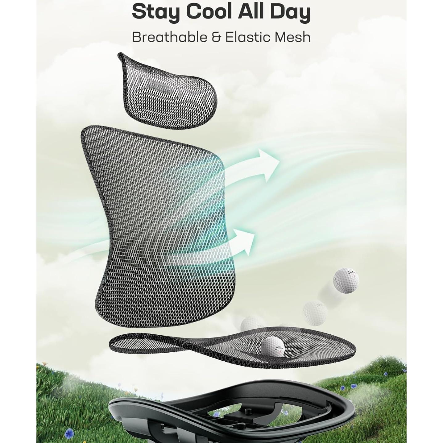 Silla de Oficina Ergonómica Marsail RM-MSOC19B Negra