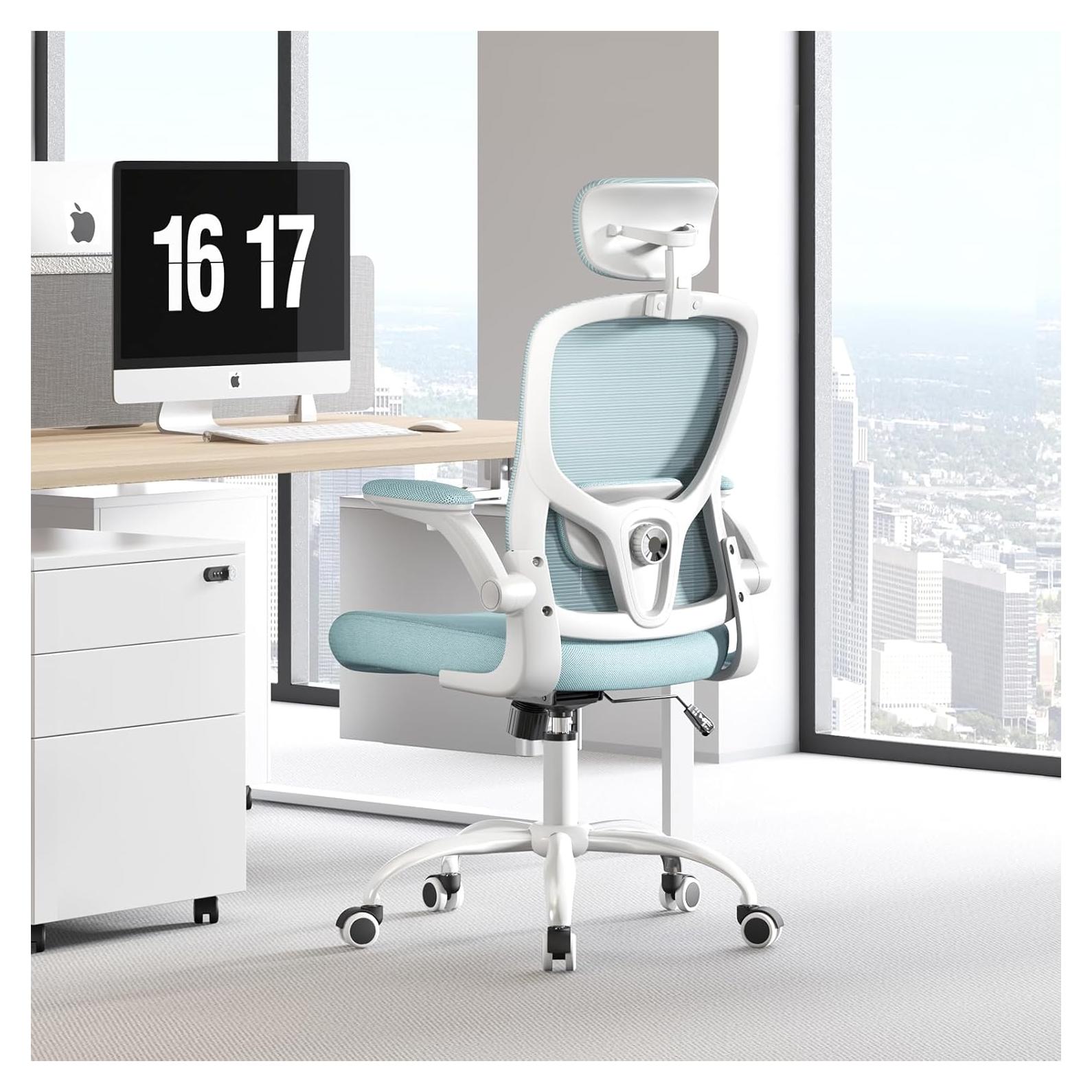 Silla de Oficina Ergonómica TLLMOON 6076t1BSlan Ajustable