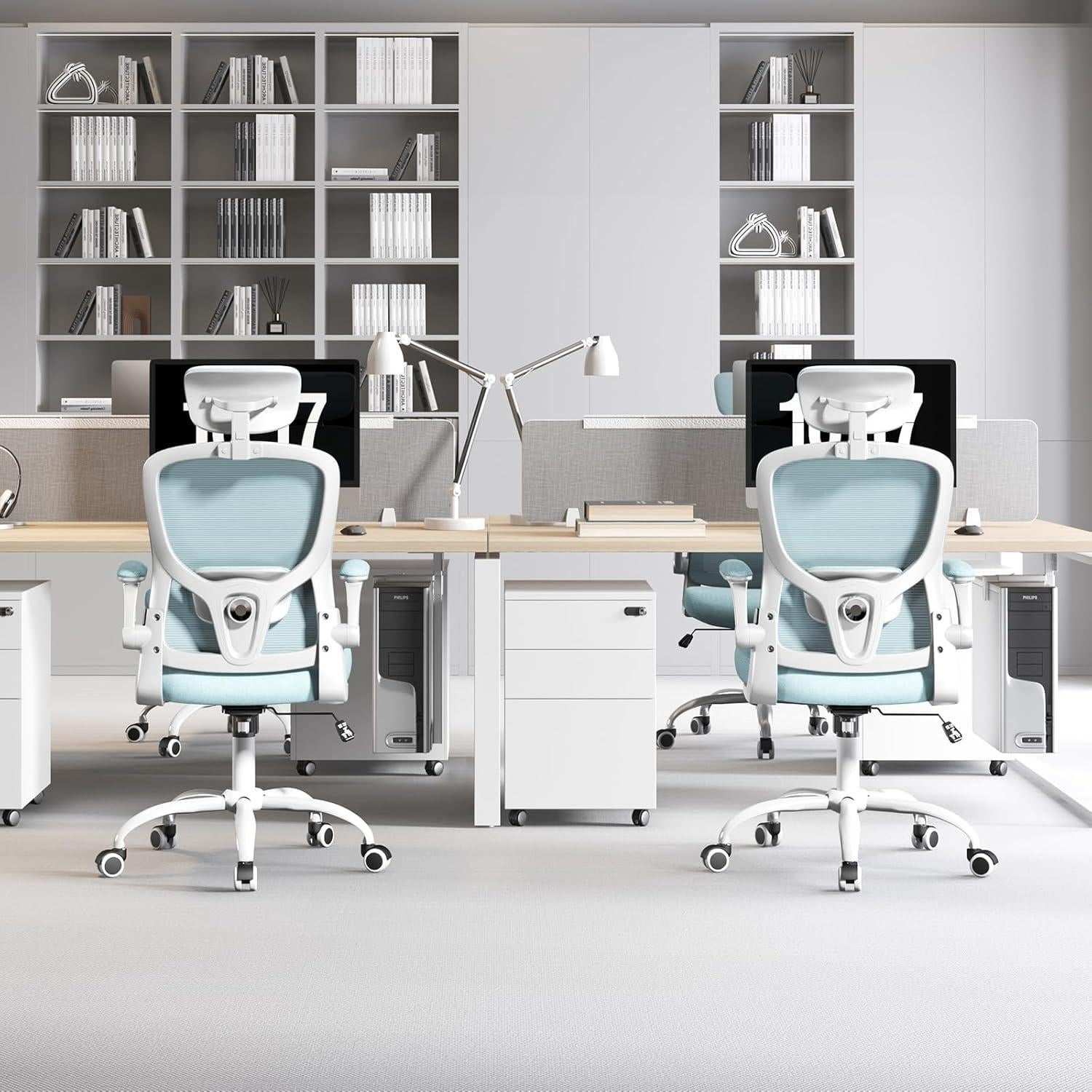 Silla de Oficina Ergonómica TLLMOON 6076t1BSlan Ajustable