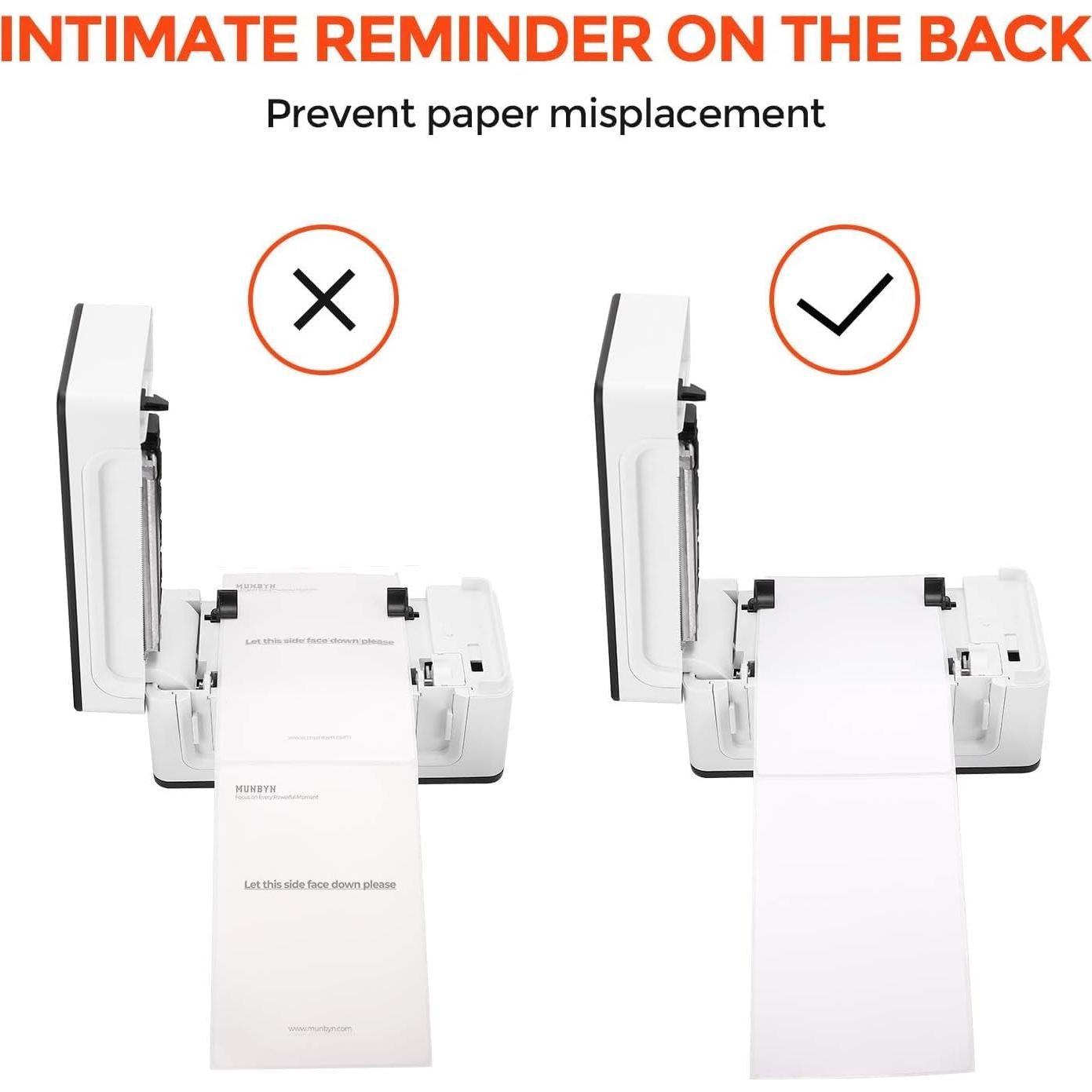 Etiquetas Térmicas de Envío MUNBYN 4x6 cm - Paquete de 500