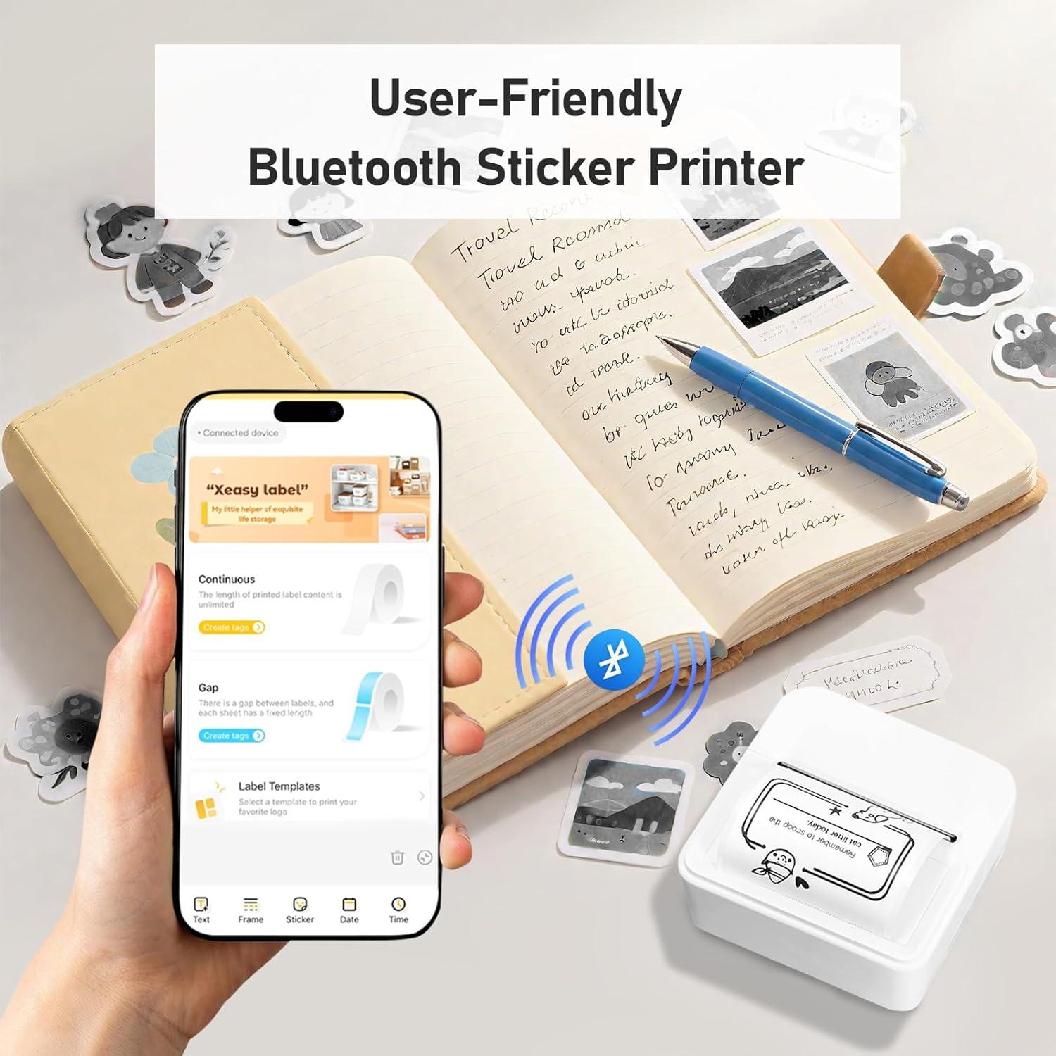 Impresora Térmica Mini Portátil NULLTONEX Bluetooth 5.6 cm