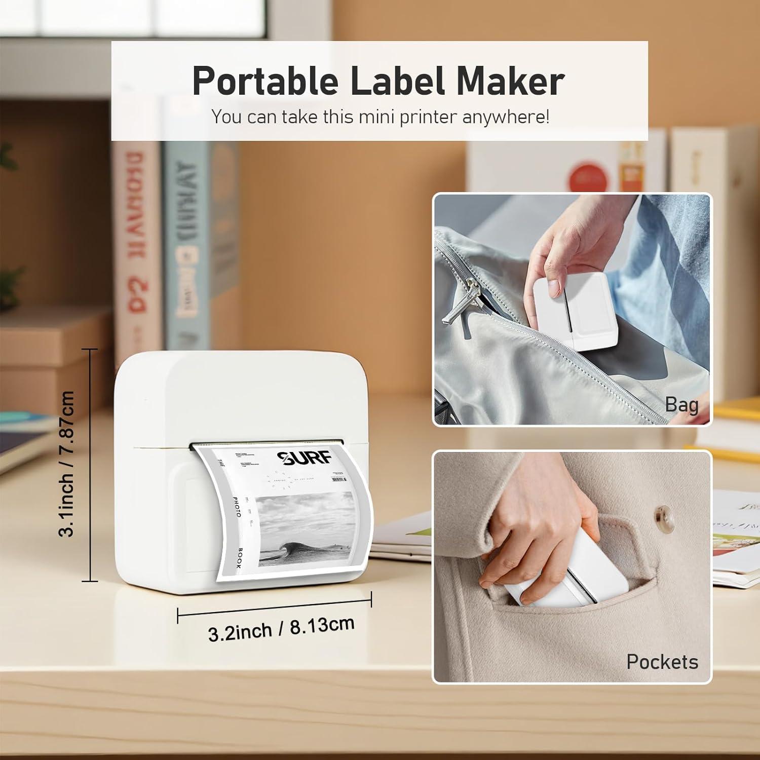 Impresora Térmica Mini Portátil NULLTONEX Bluetooth 5.6 cm