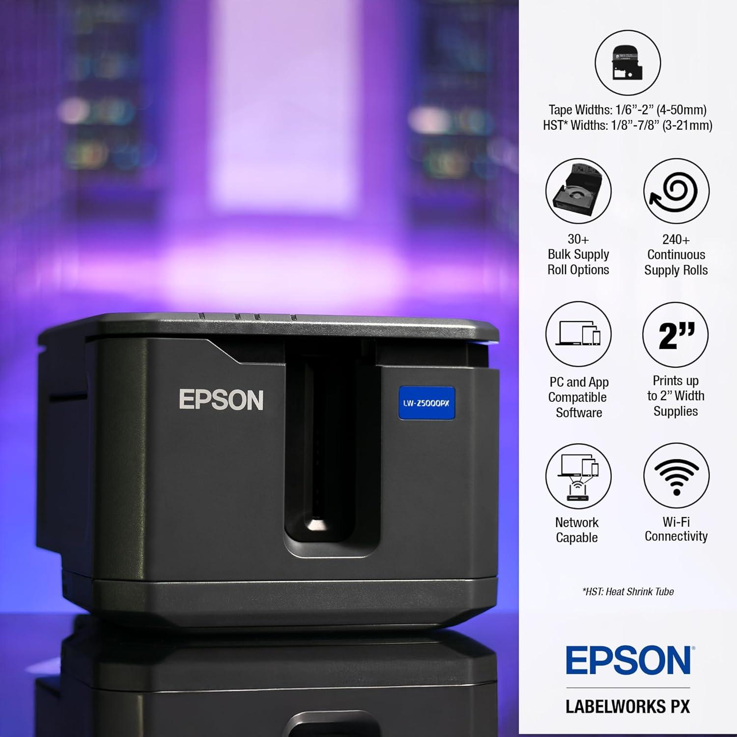 Impresora de Etiquetas Industrial Epson LABELWORKS LW-Z5000PX-R Kit Completo