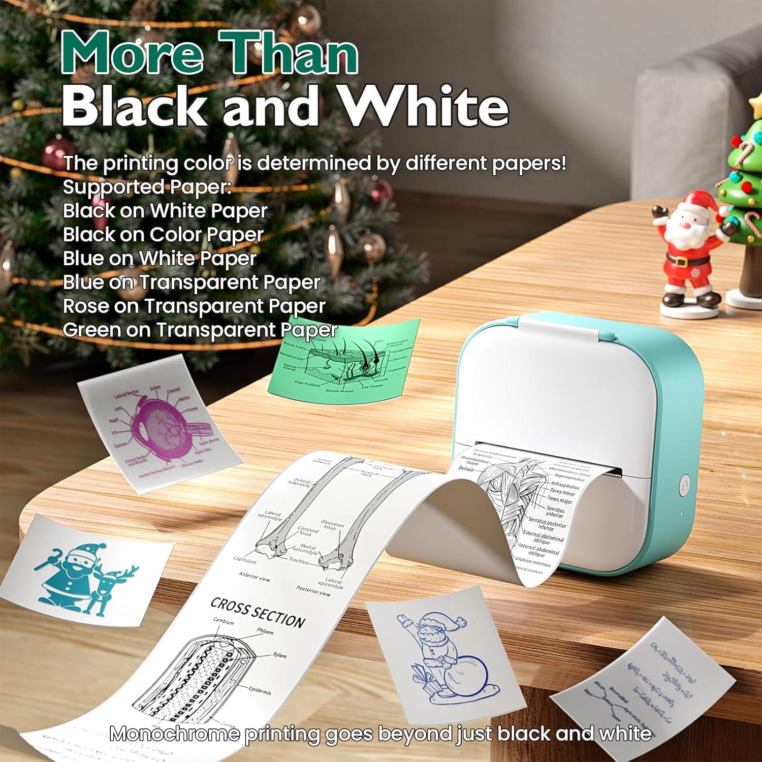 Impresora de Etiquetas Phomemo T02 Mini Bluetooth Verde