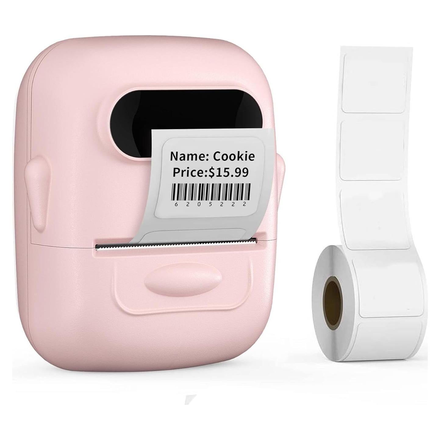 Impresora de Etiquetas Térmica PRIMAKNTER P50 Rosa Bluetooth