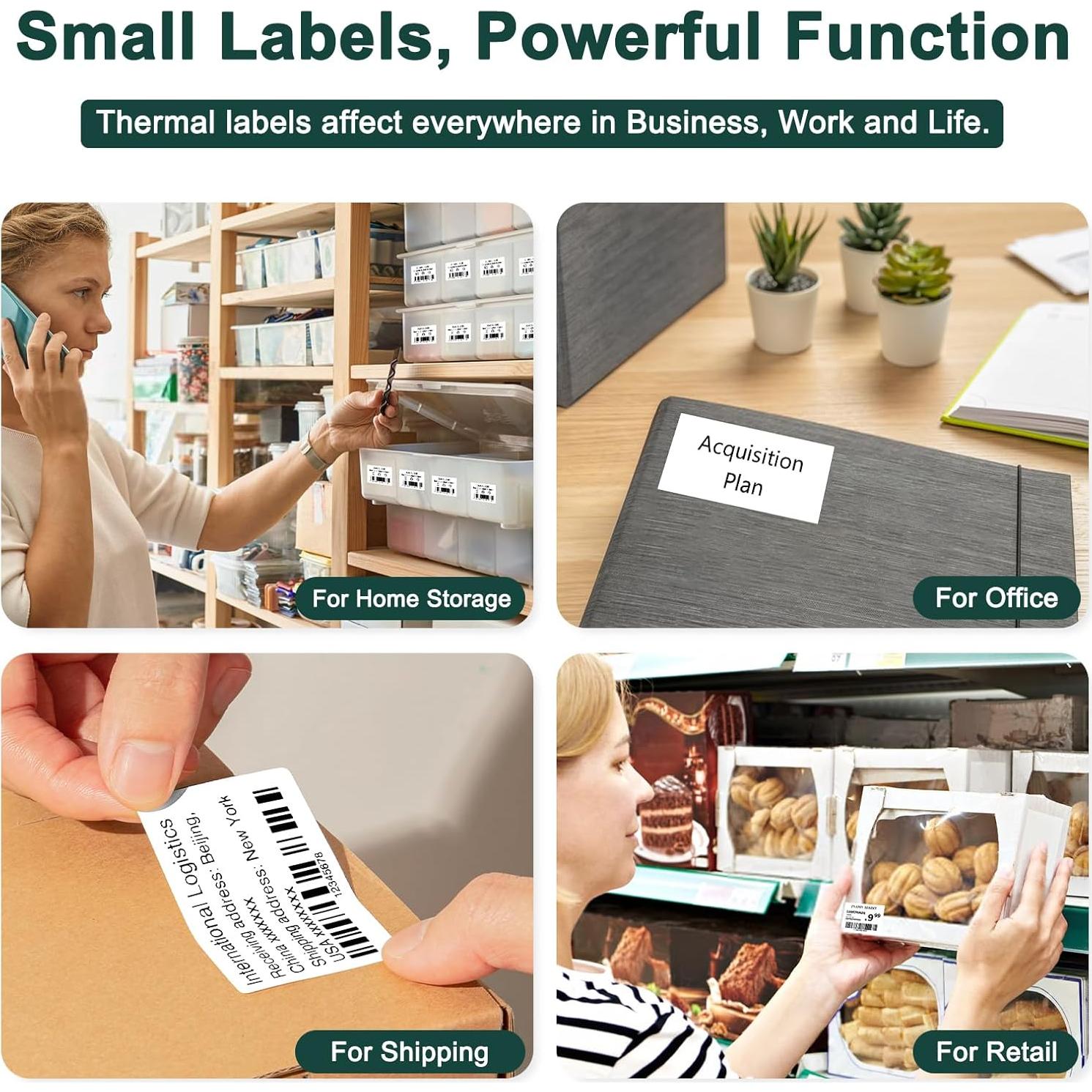 Impresora de Etiquetas Térmicas CLABEL 221B Portátil Bluetooth