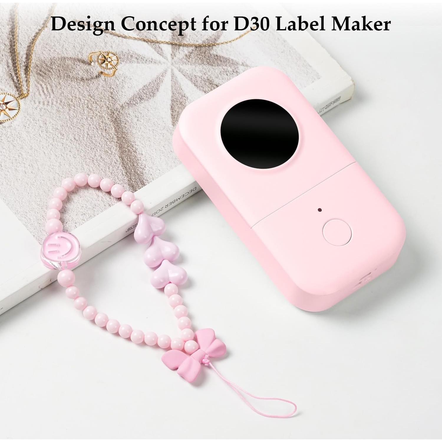 Cinta de Pulsera Rosa Phomemo D30 - Accesorio Decorativo