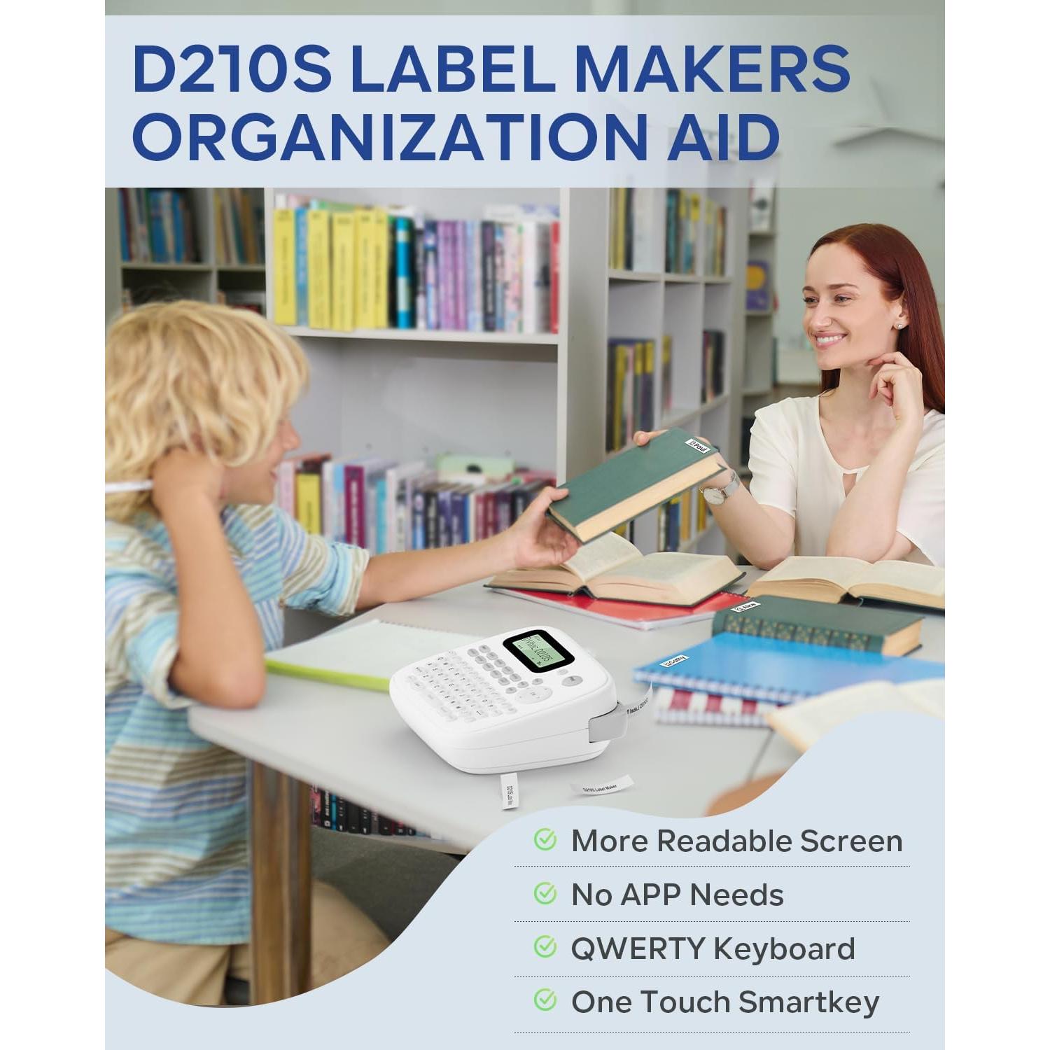 Etiquetadora Vixic D210S Portátil con Cinta 12mm USB-C