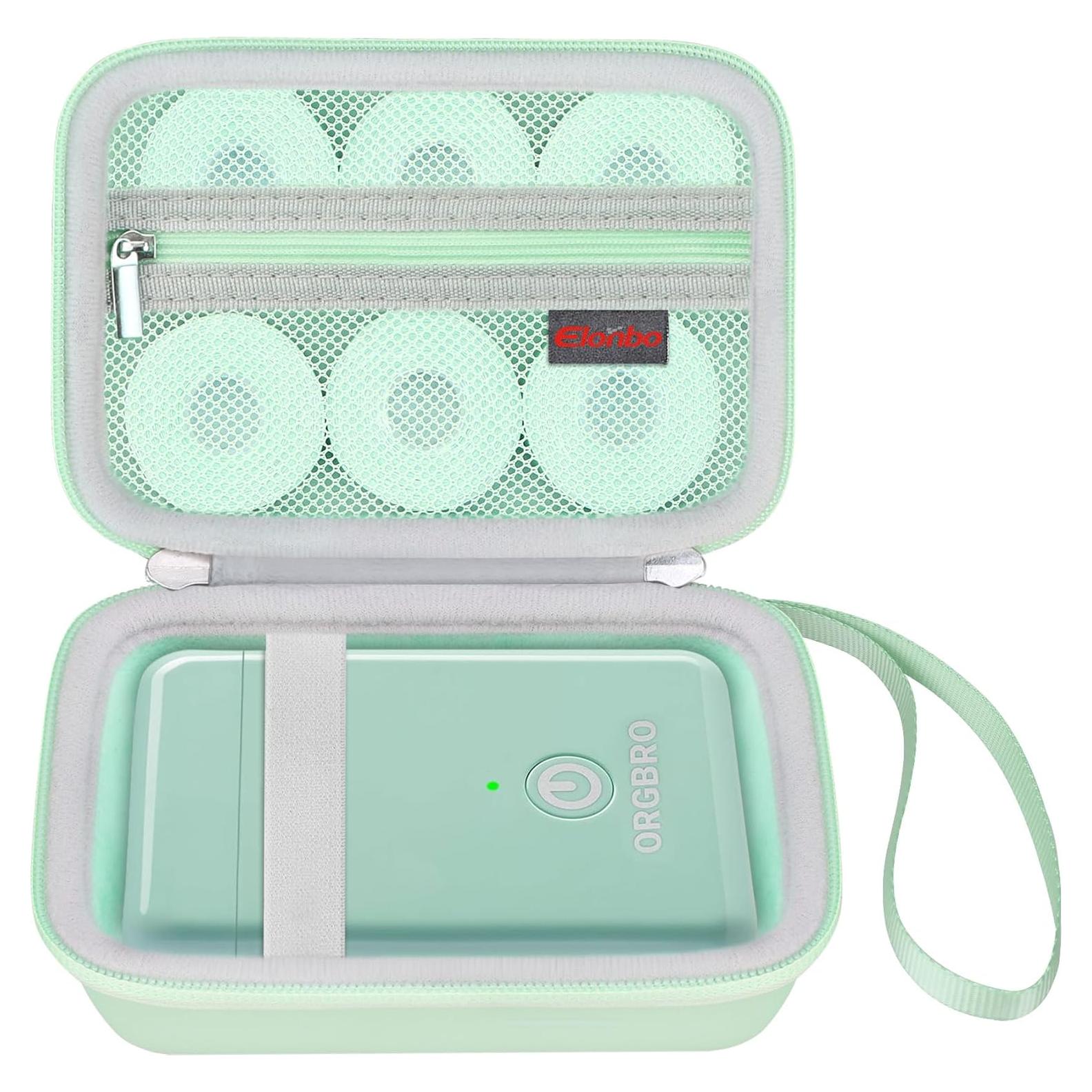 Funda de Transporte Elonbo para Máquina de Etiquetado ORGBRO X1 - Verde