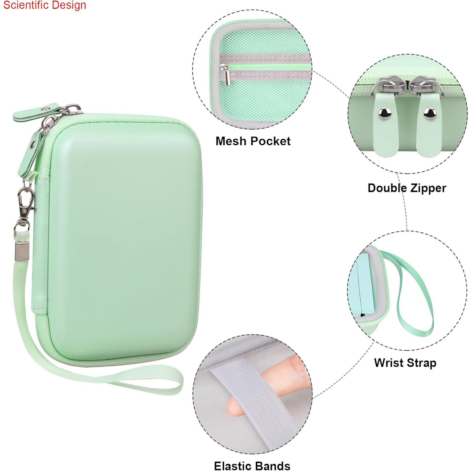 Funda de Transporte Elonbo para Máquina de Etiquetado ORGBRO X1 - Verde