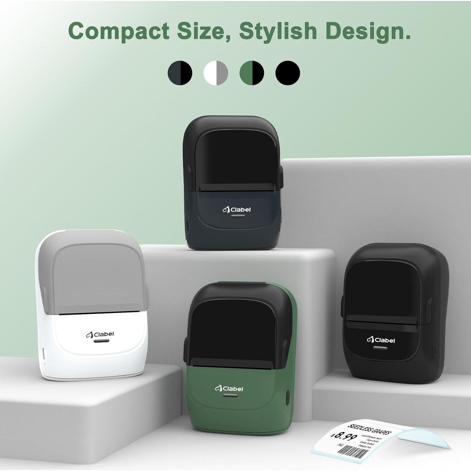 Impresora de Etiquetas Térmicas CLABEL 221B Bluetooth Portátil