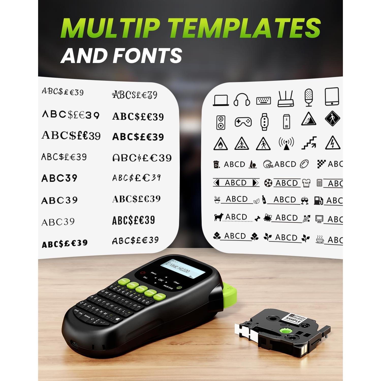 Máquina de Etiquetas Vixic H1100 Portátil con Pantalla LCD
