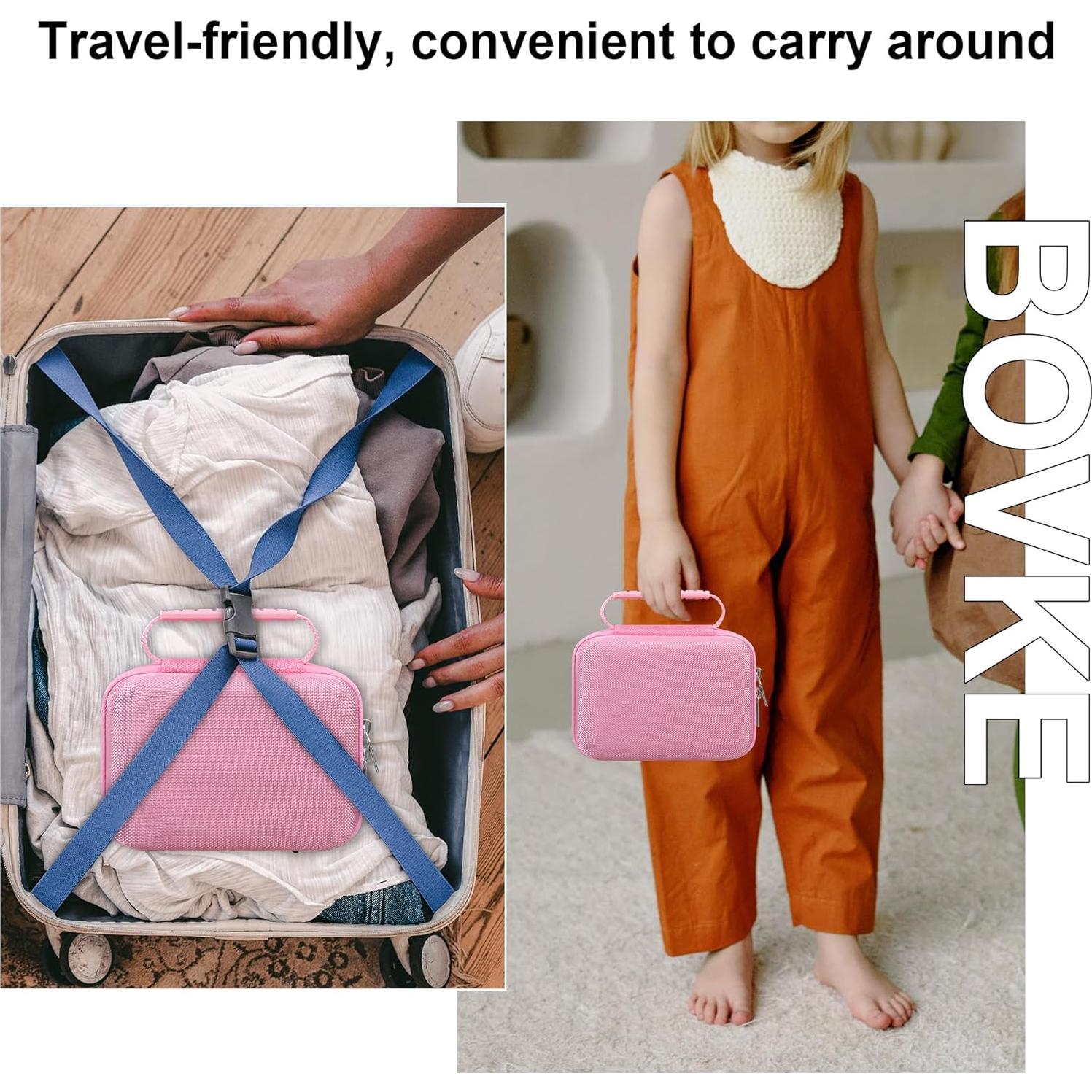 Funda BOVKE Rosa para Etiquetadora Bluetooth SUPVAN T50M Pro