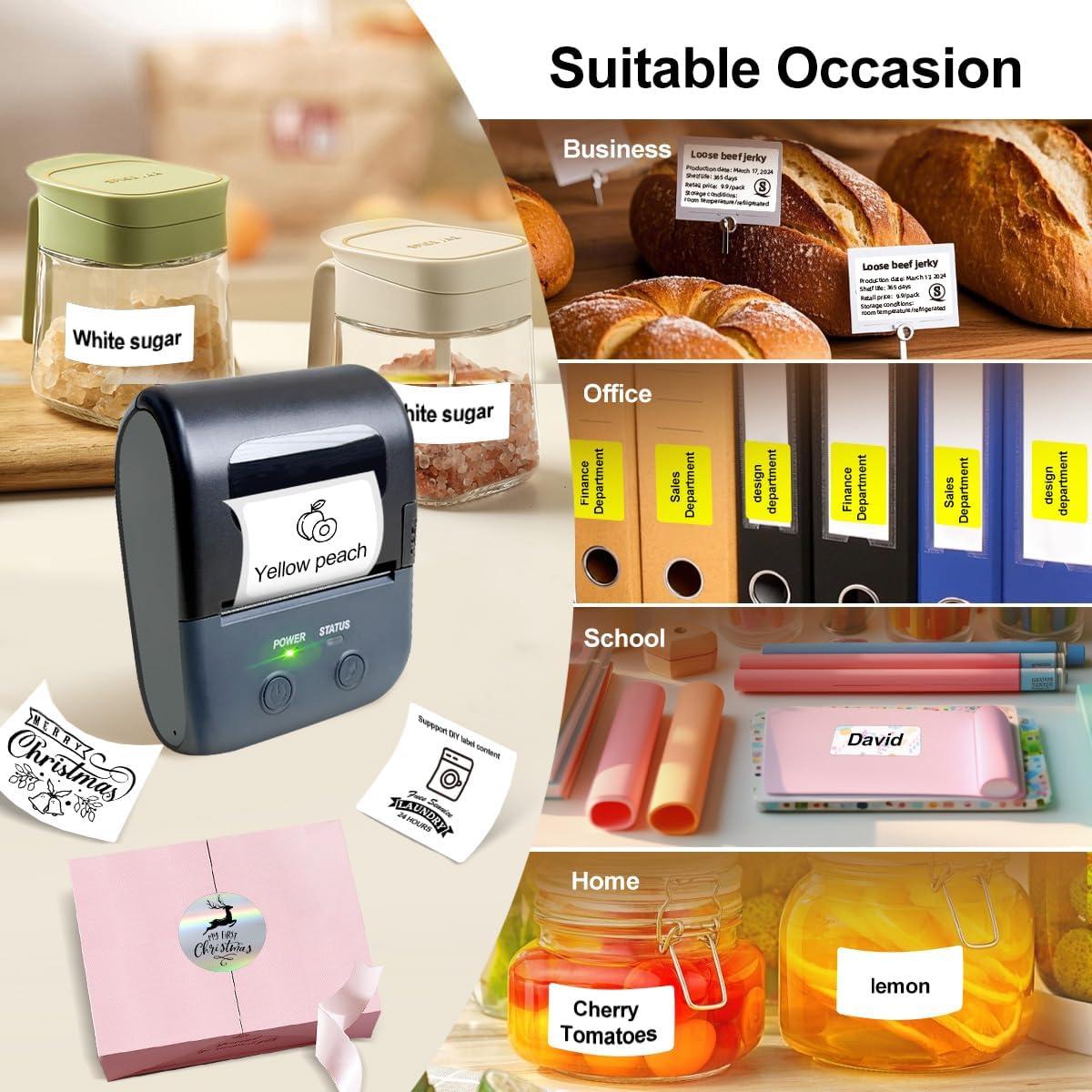 Impresora Térmica de Etiquetas Portátil BrokSilent L7 Bluetooth