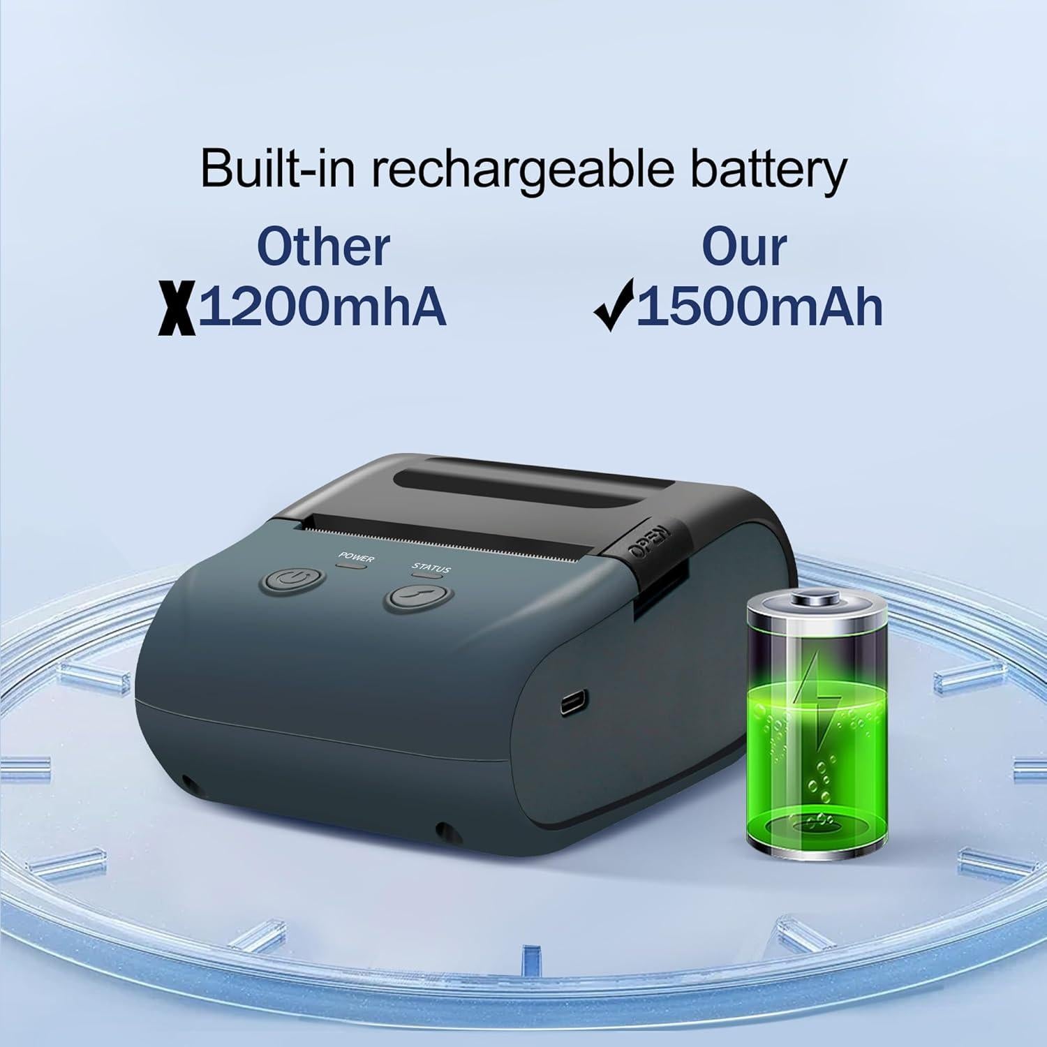 Impresora Térmica de Etiquetas Portátil BrokSilent L7 Bluetooth