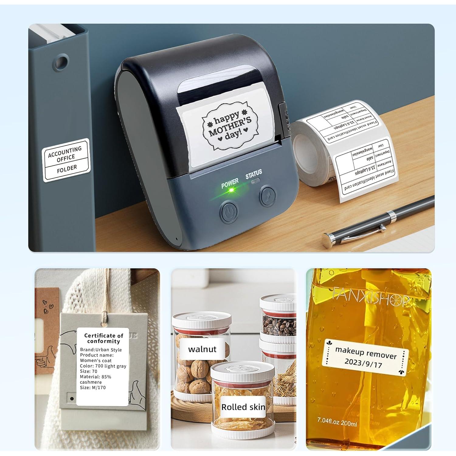 Impresora Térmica de Etiquetas Portátil BrokSilent L7 Bluetooth