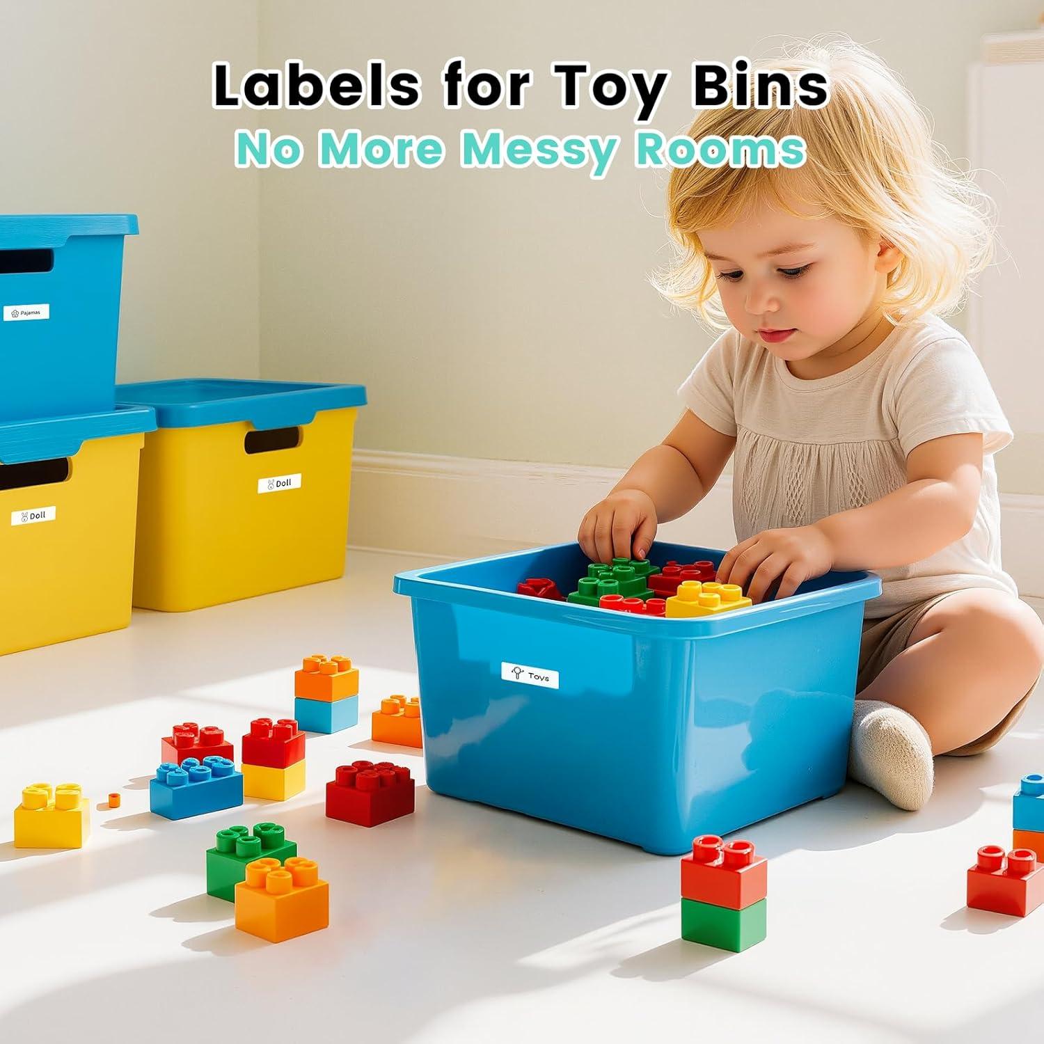 Etiquetas autoadhesivas Phomemo D30, 12x40mm, 3 rollos