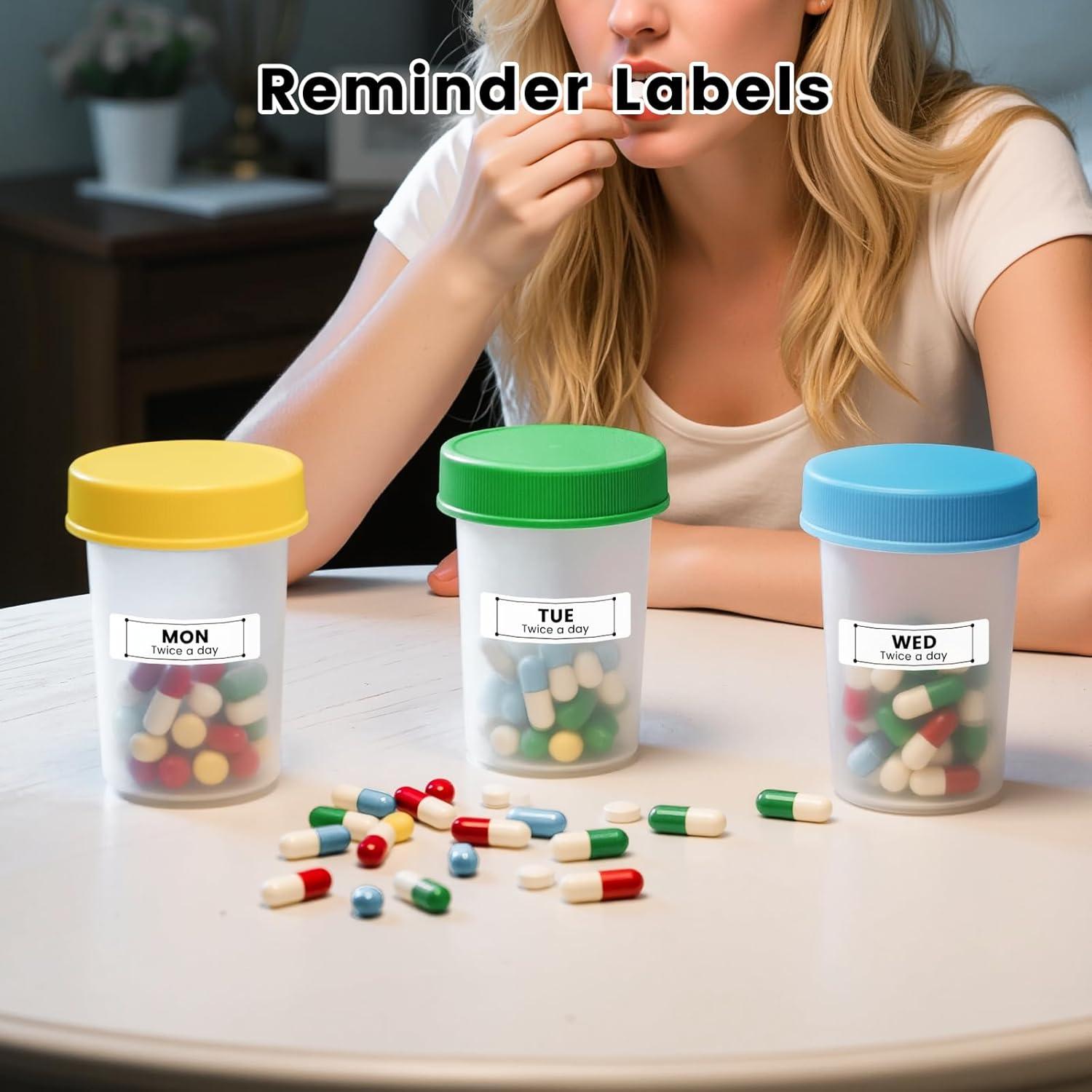 Etiquetas autoadhesivas Phomemo D30, 12x40mm, 3 rollos