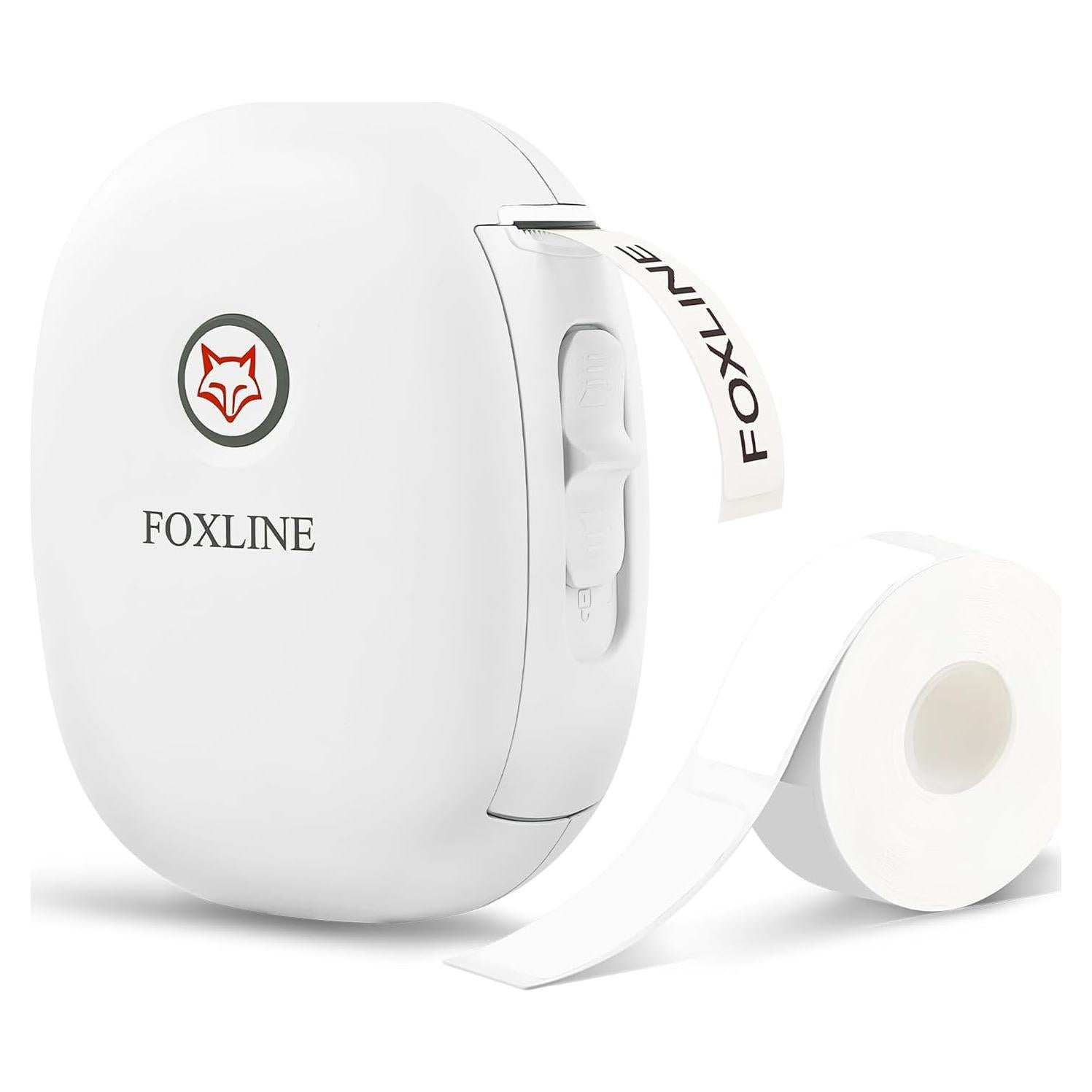Impresora de Etiquetas FOXLINE F10 Bluetooth Portátil Blanca