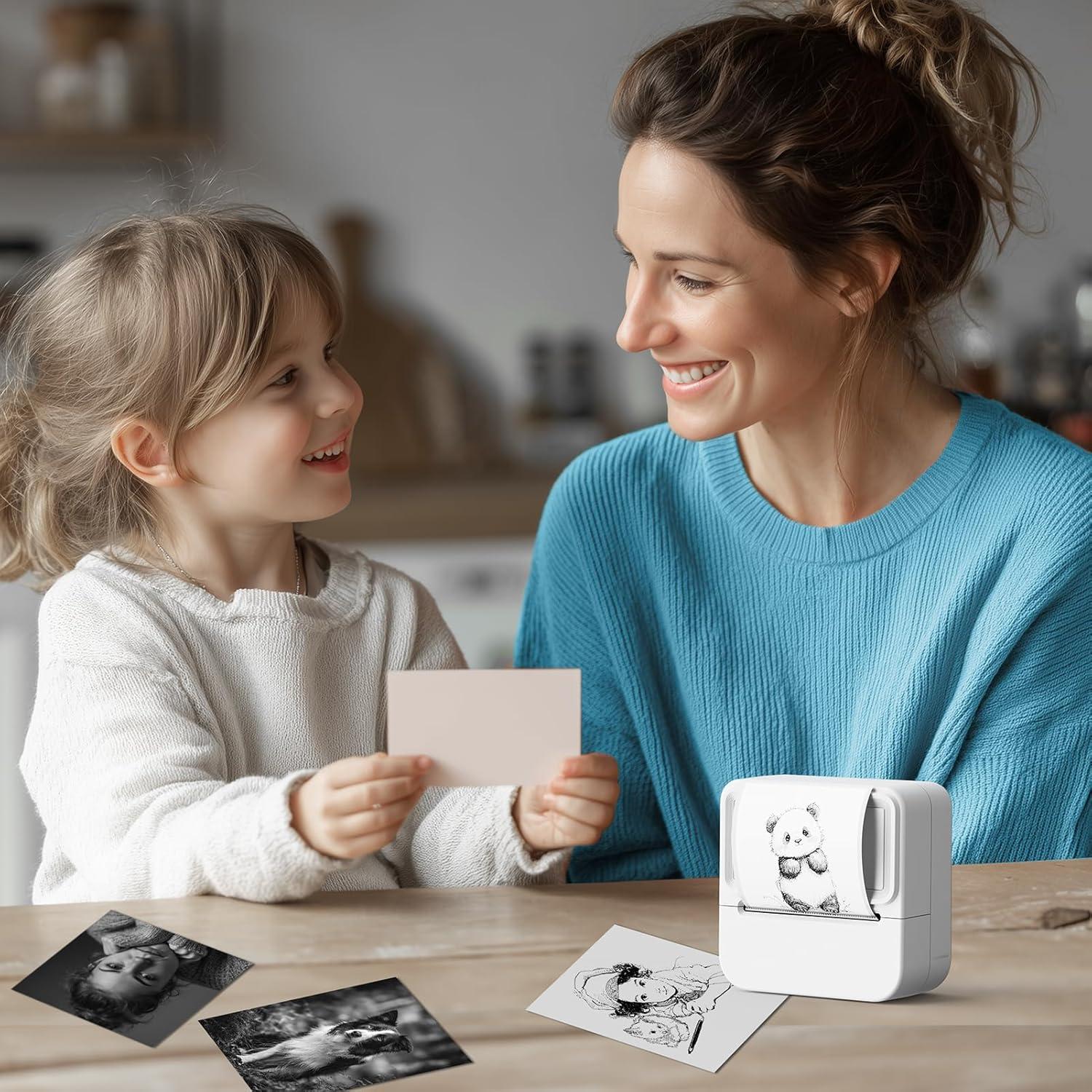 Impresora de Etiquetas Bluetooth KNAON Y2C Portátil 50mm