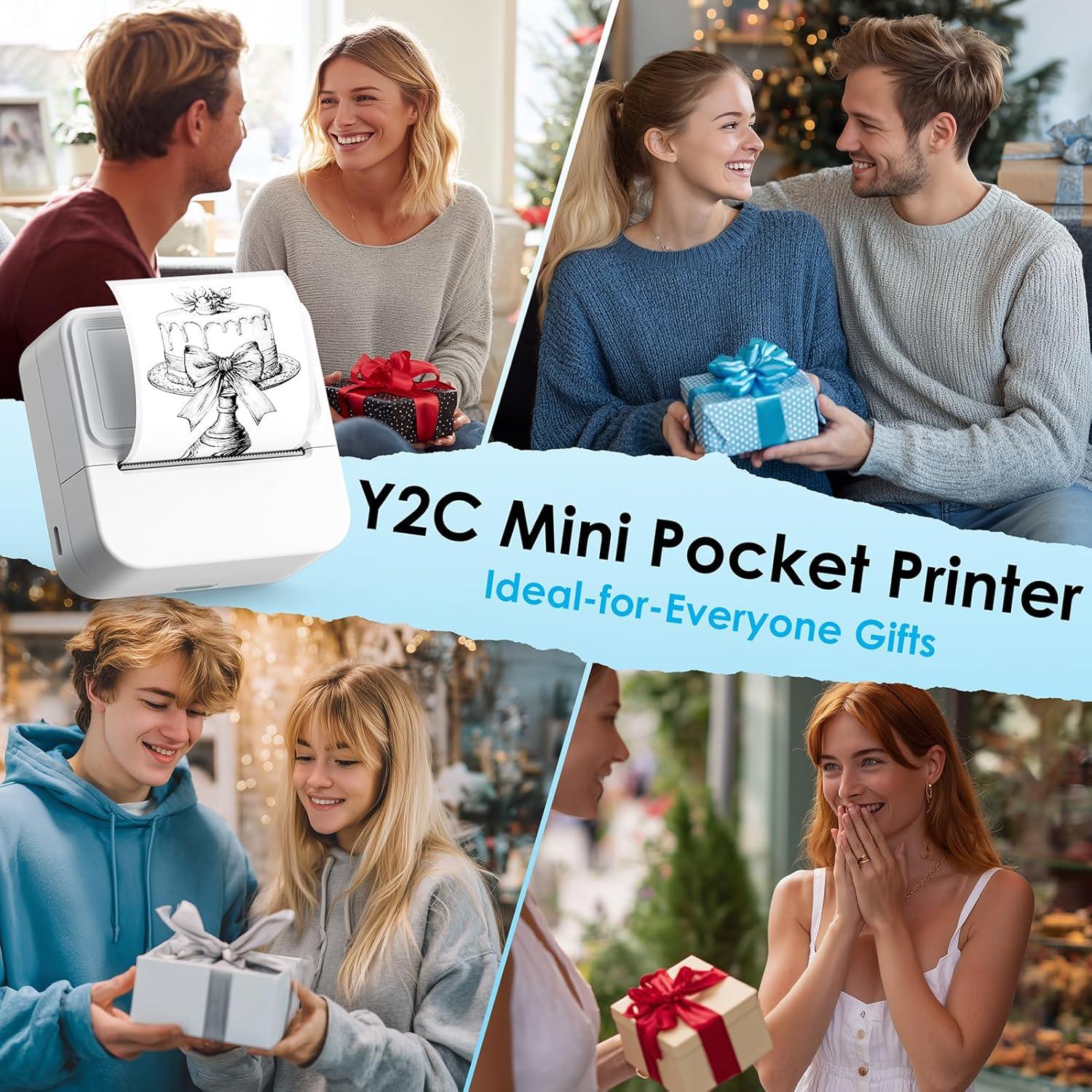 Impresora de Etiquetas Bluetooth KNAON Y2C Portátil 50mm