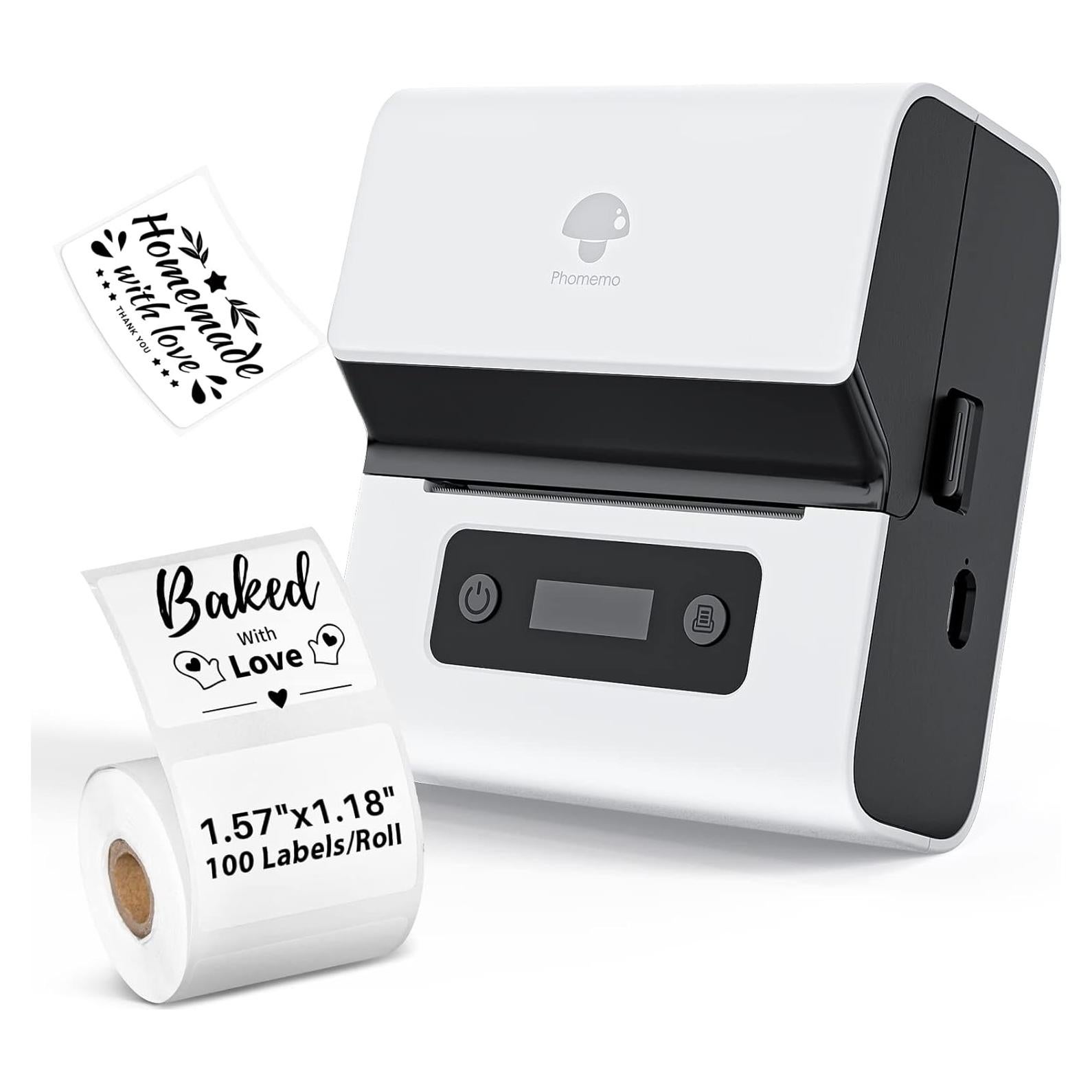 Etiquetadora Portátil Phomemo M221 Bluetooth 3'' (7.62 cm) Blanca