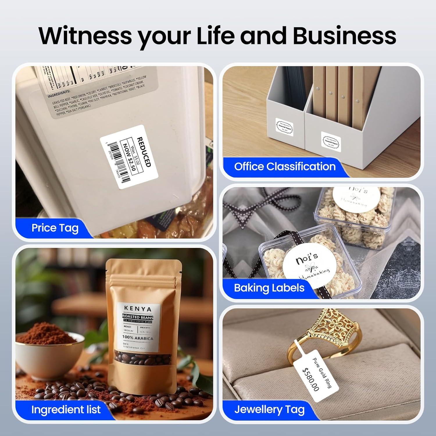 Impresora de Etiquetas CLABEL 221B Portátil 2" Bluetooth USB