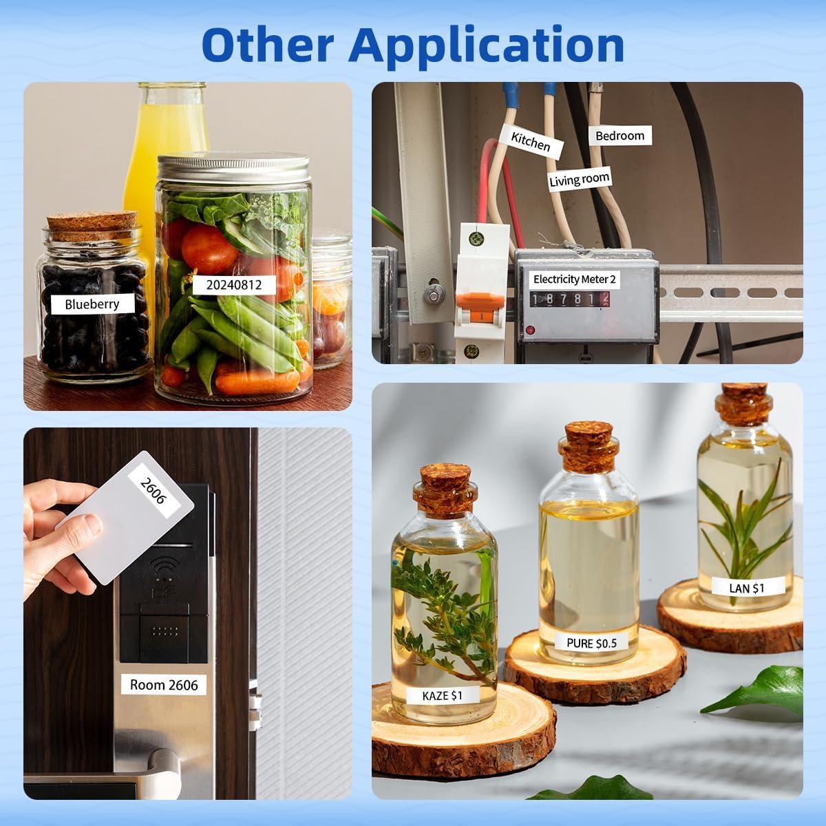 Cinta Plástica Blanca 12mm x 4m para Etiquetadora DYMO LetraTag