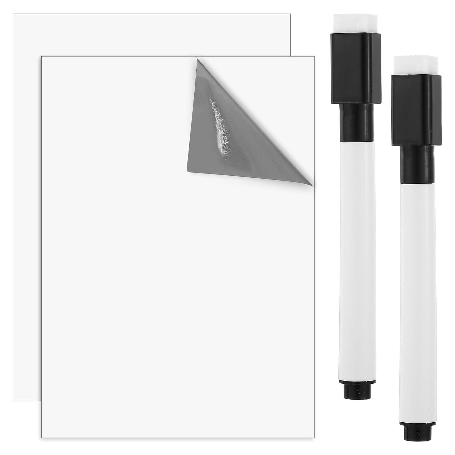 Paquete de 2 Stickers de Pizarra Borrable Ptwola 29.7x21 cm