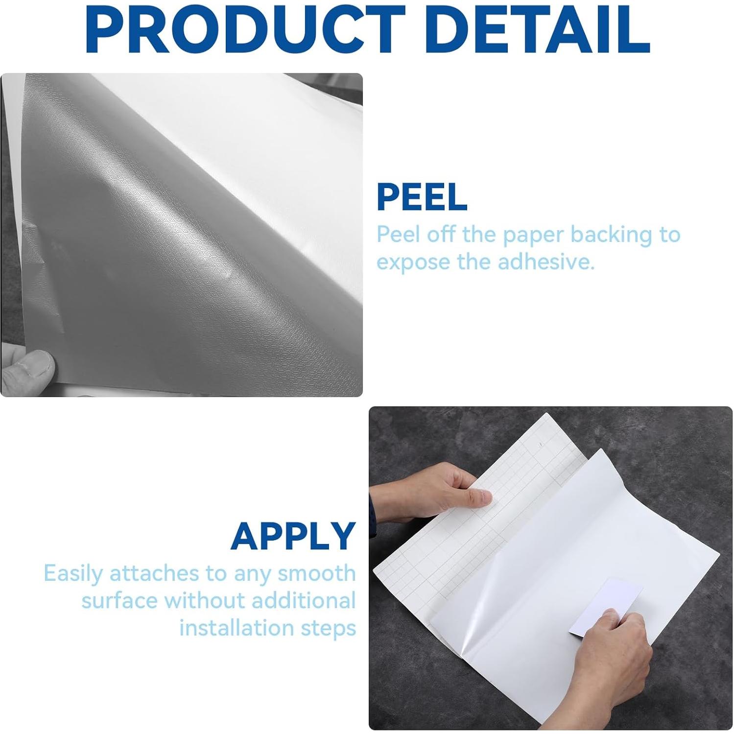 Paquete de 2 Stickers de Pizarra Borrable Ptwola 29.7x21 cm